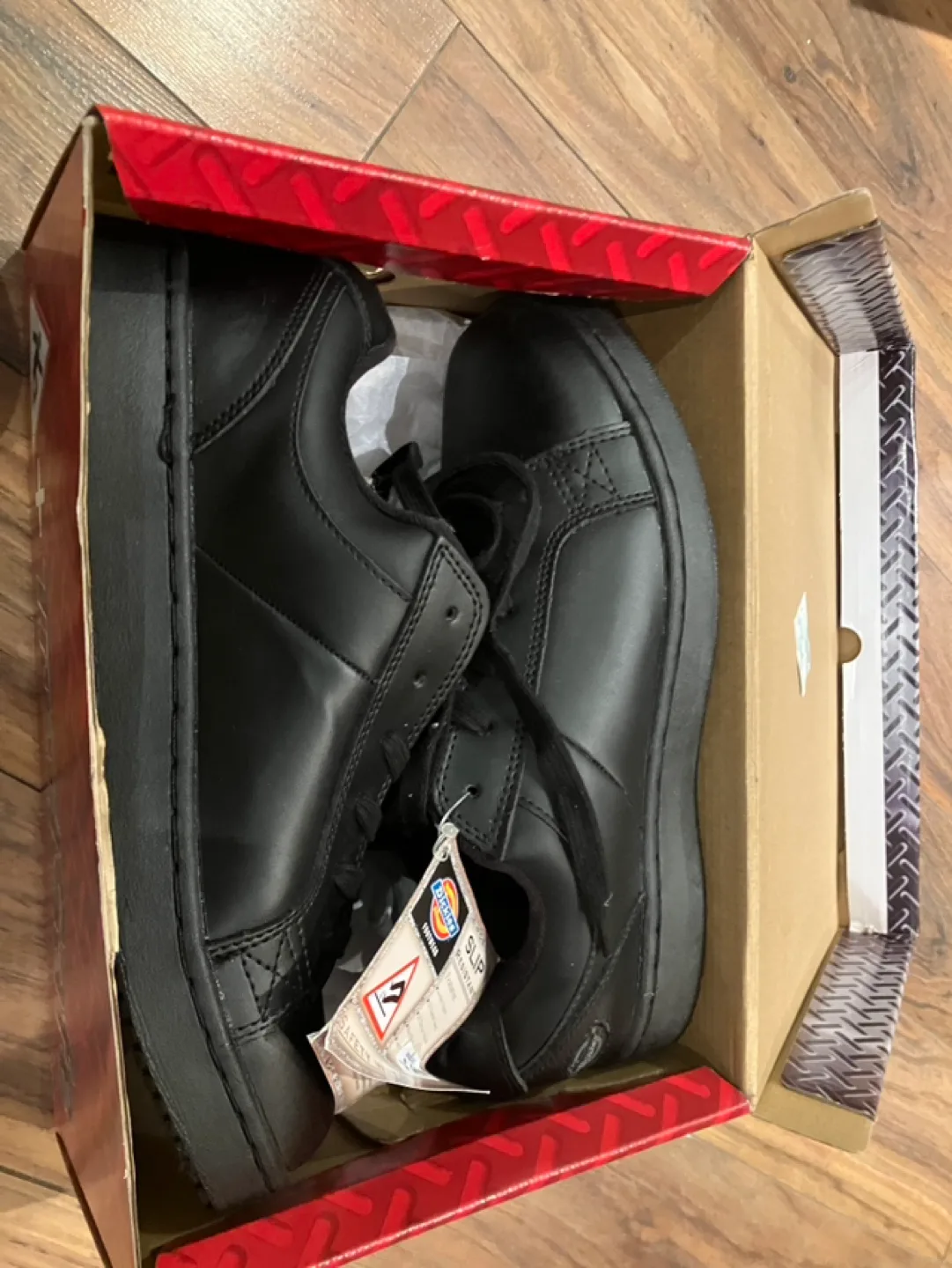 Dickies Men's Size 10 Black Slip Resistant Safety Shoes image indicator(3)