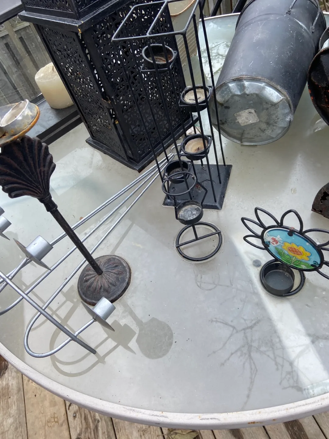 Assorted Metal Candle Holders, Lanterns  🥕 image indicator(5)