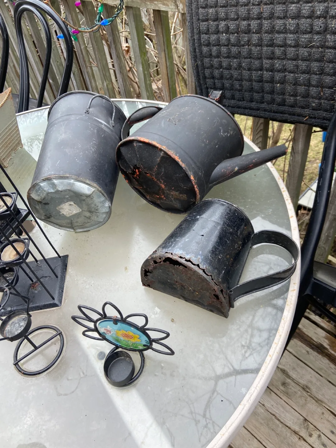 Assorted Metal Candle Holders, Lanterns  🥕 image indicator(4)