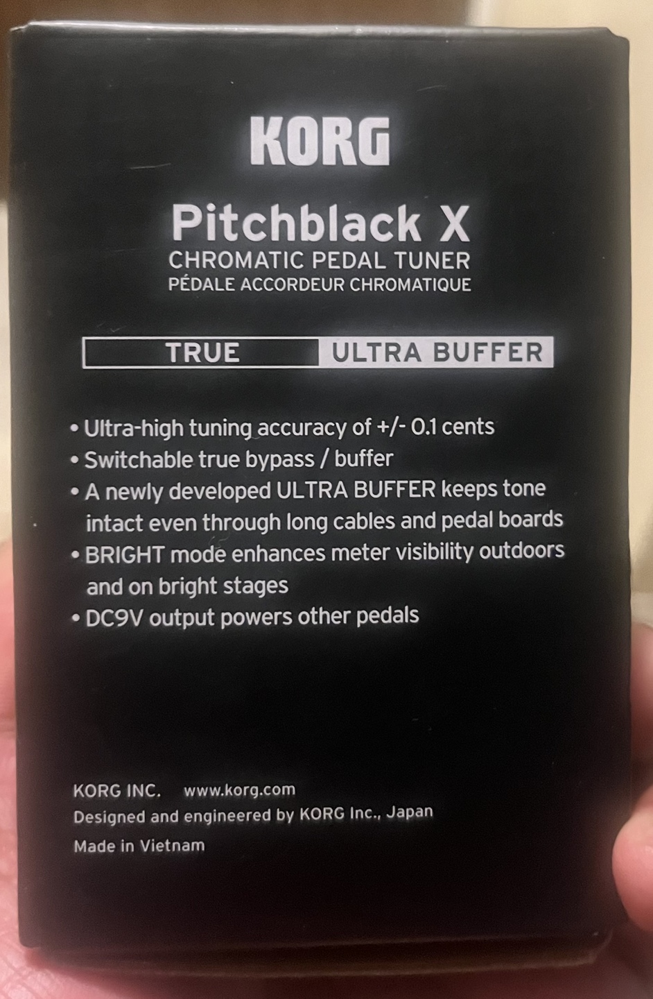 Korg Pitchblack X Chromatic Pedal Tuner - photo 3