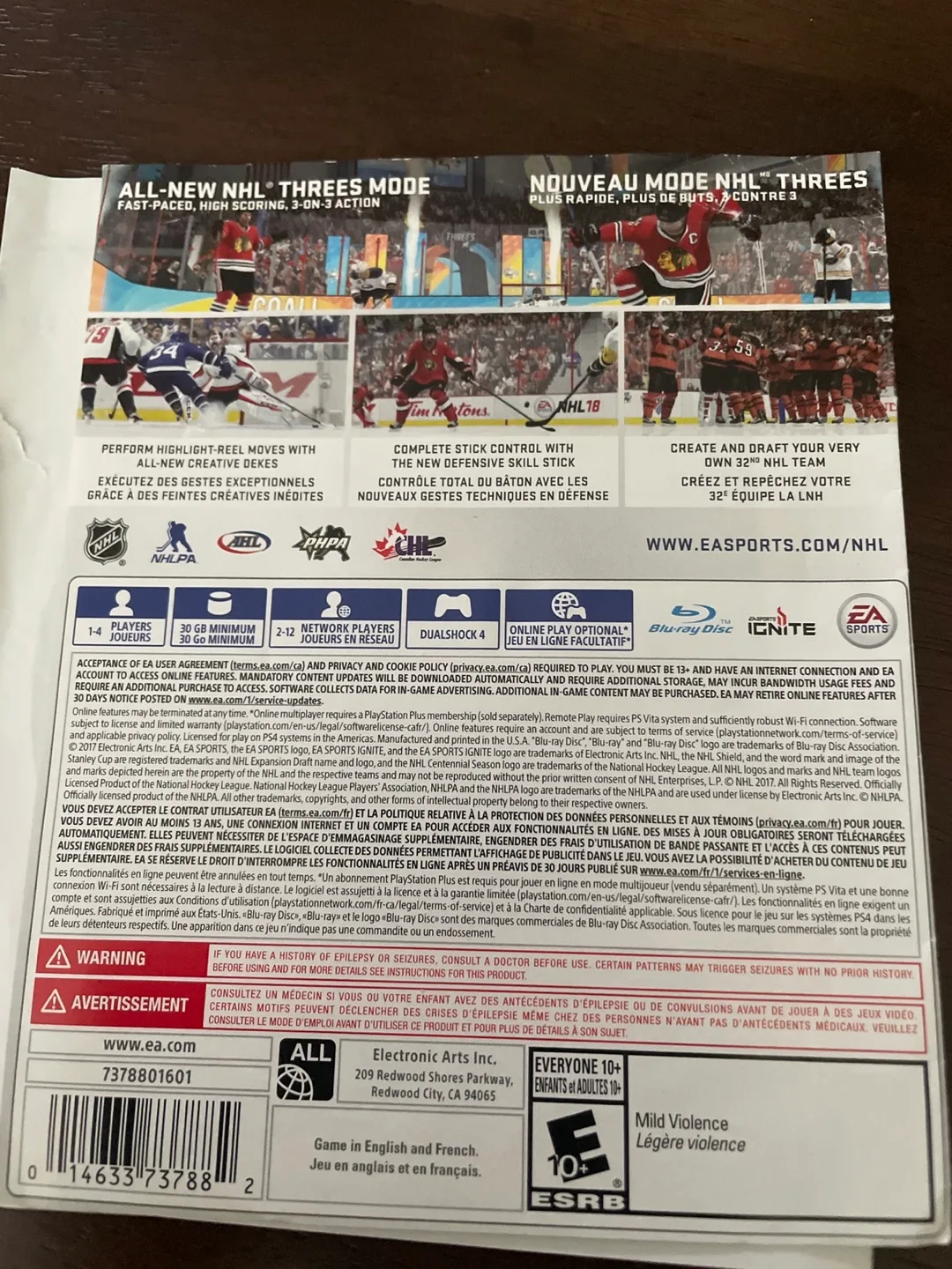 NHL 18 PlayStation 4 Game image indicator(7)