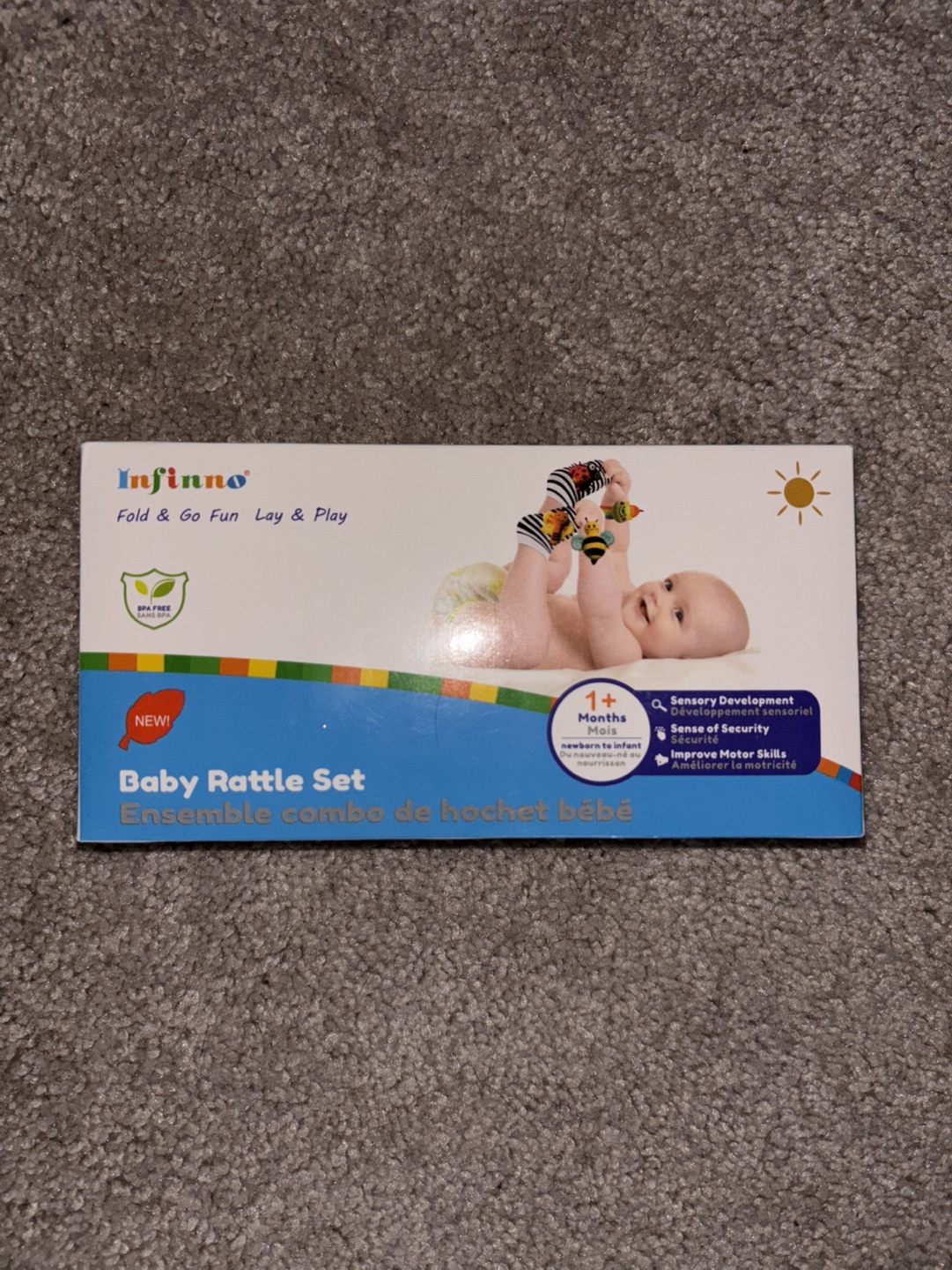 Infinuvo Baby Rattle Set - New