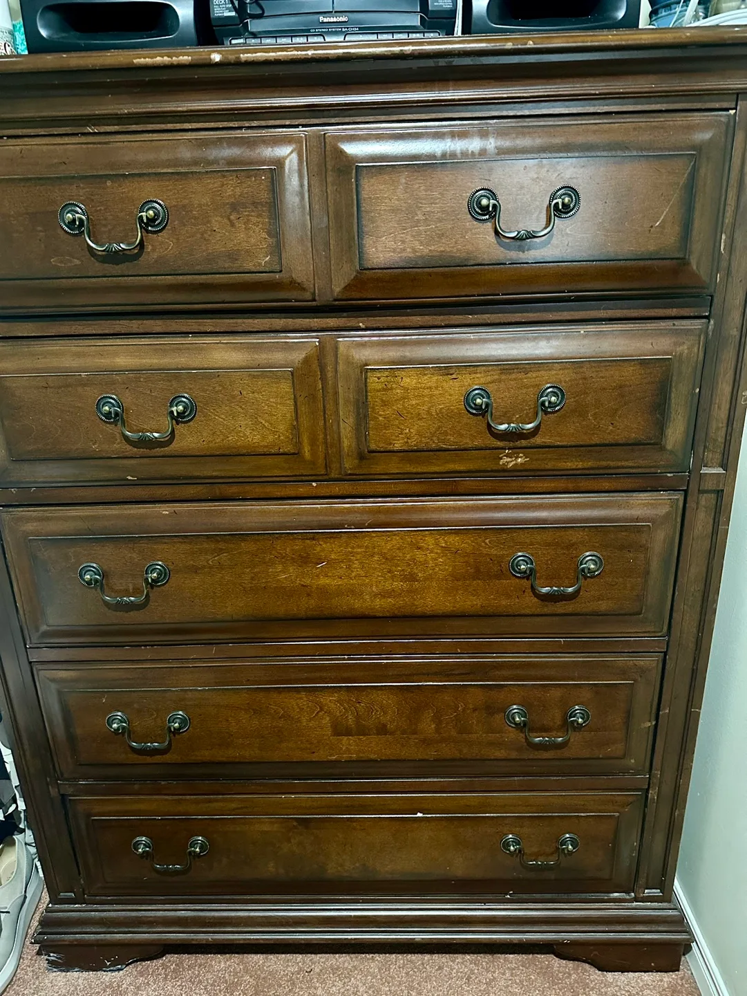 Wooden Chest of Drawers image indicator(2)
