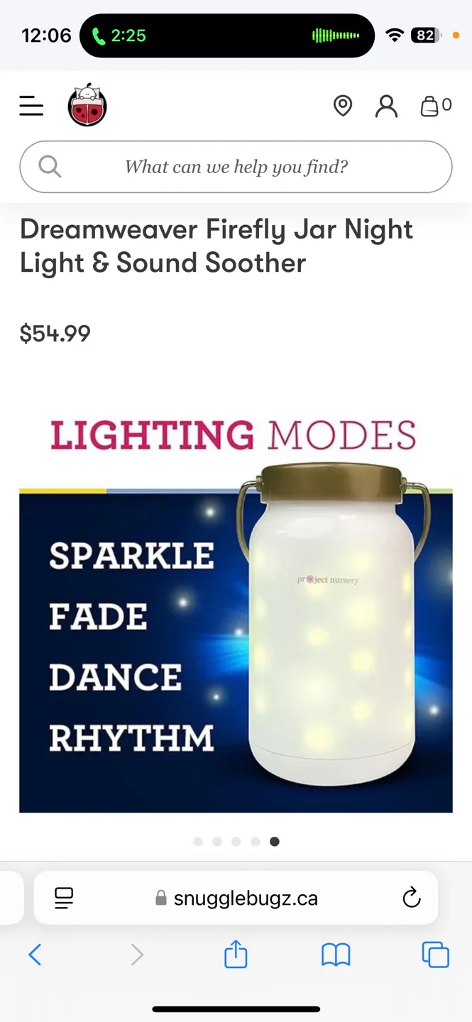 BNIB Project Nursery Night Light & Sound Soother image indicator(3)