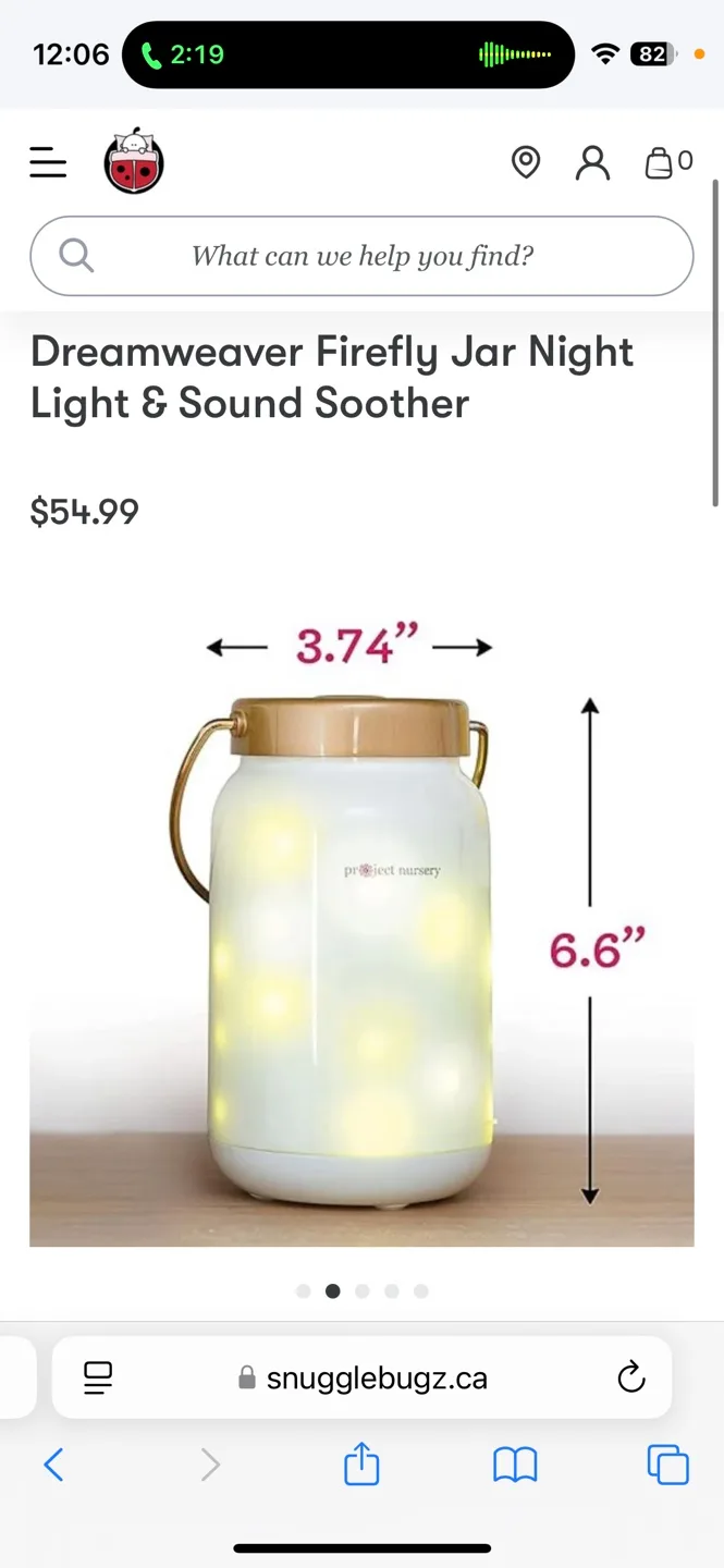 BNIB Project Nursery Night Light & Sound Soother image indicator(2)
