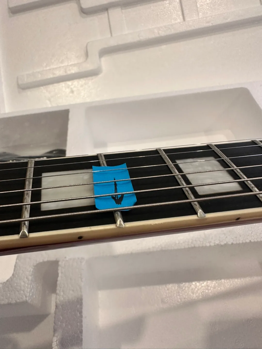 Brand New LeoJaymz Electric Guitar in Claret Flame image indicator(2)