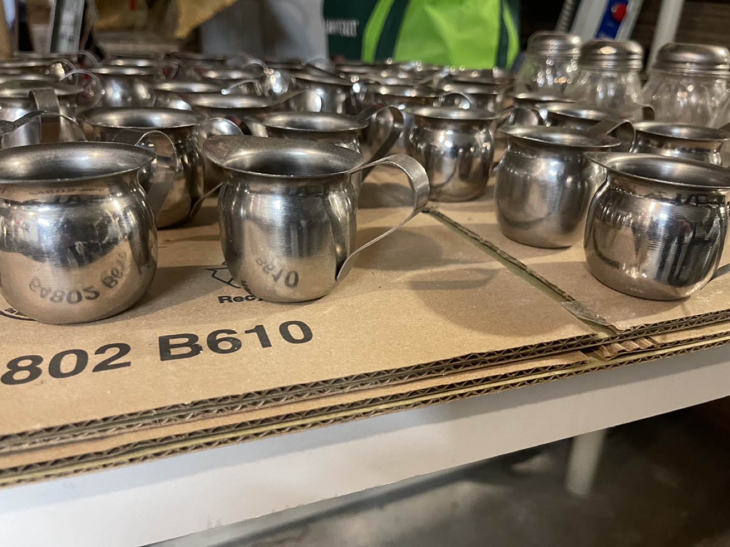 Bulk Lot of Stainless Steel Creamers and Bowls - photo 3