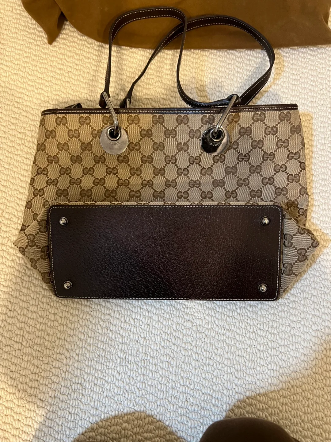 Authentic Gucci GG Canvas Tote Bag image indicator(2)