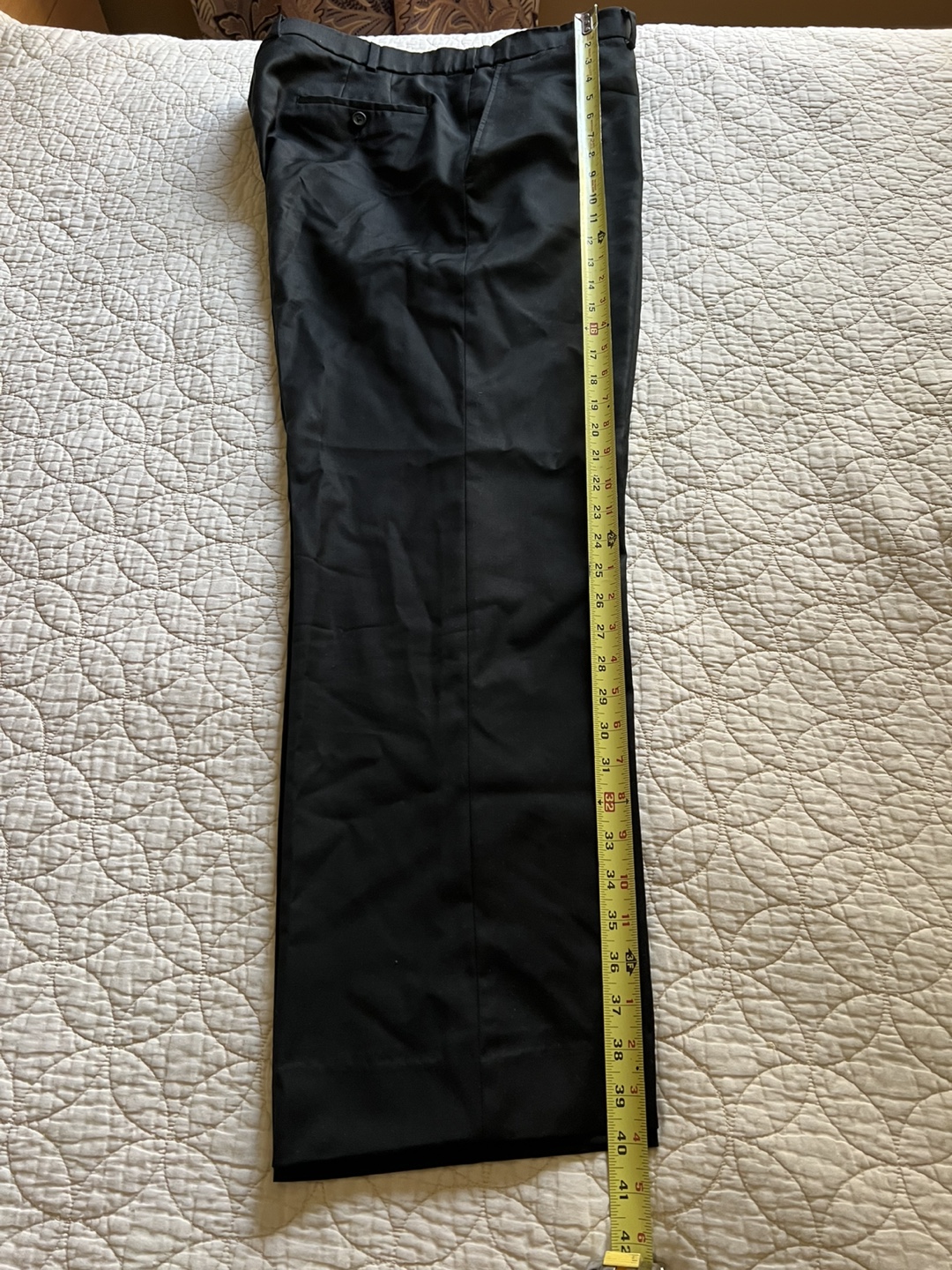 Men's Black Dress Pants, Size 36x32 - photo 2