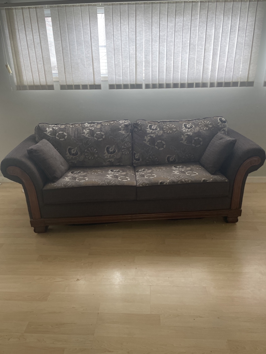 Elegant Floral Sofa