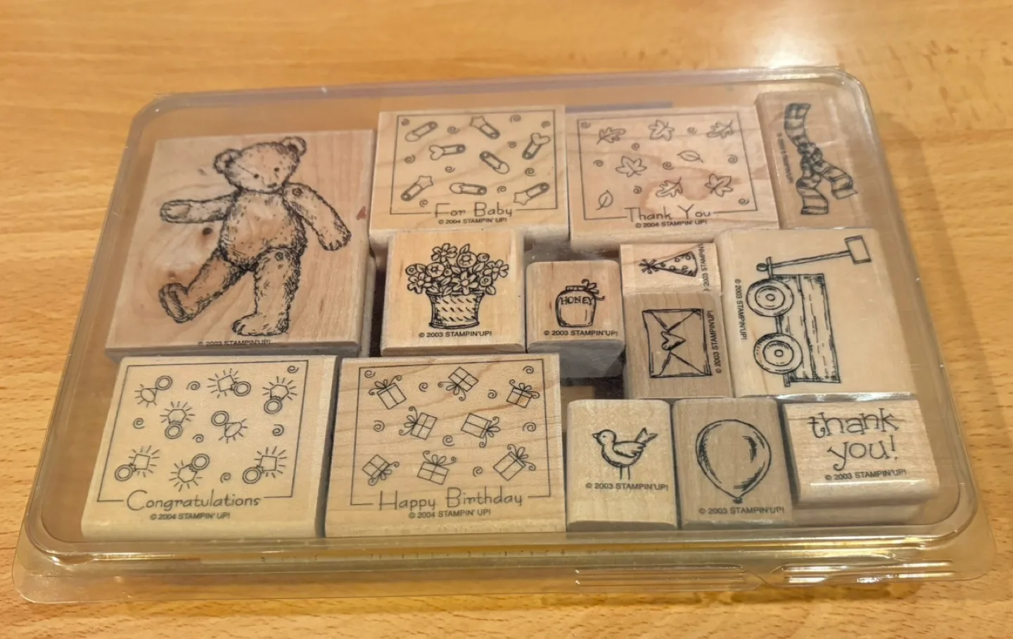 Stampin' Up! Wood-Mount Rubber Stamps - Various Sets image indicator(3)