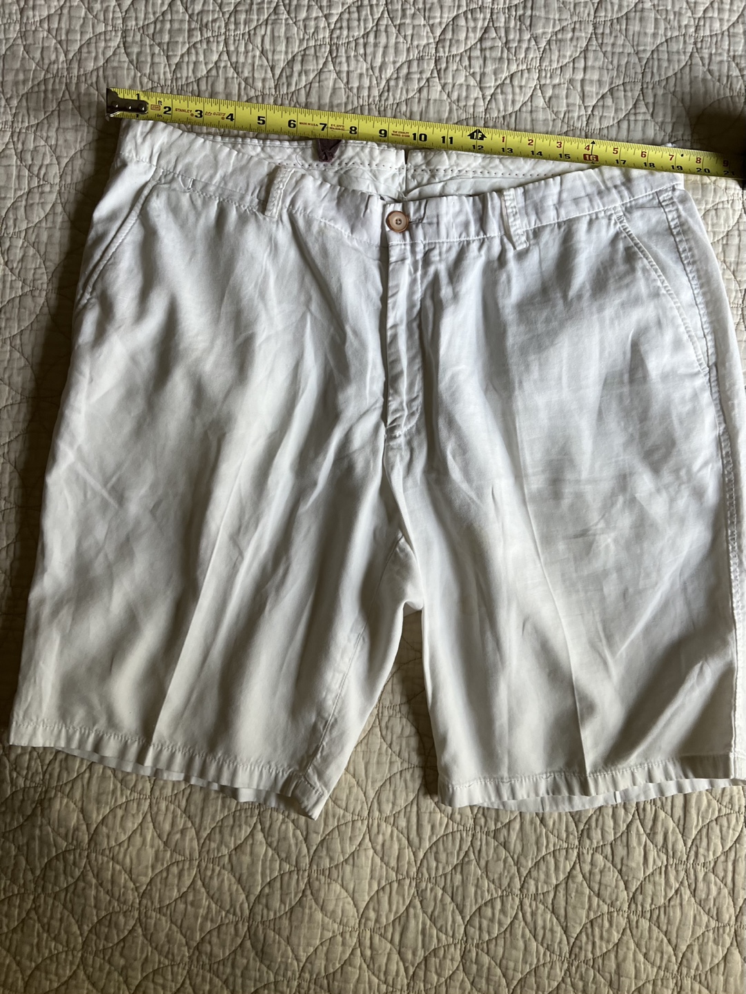 Ballin Men's White Shorts, Size 34