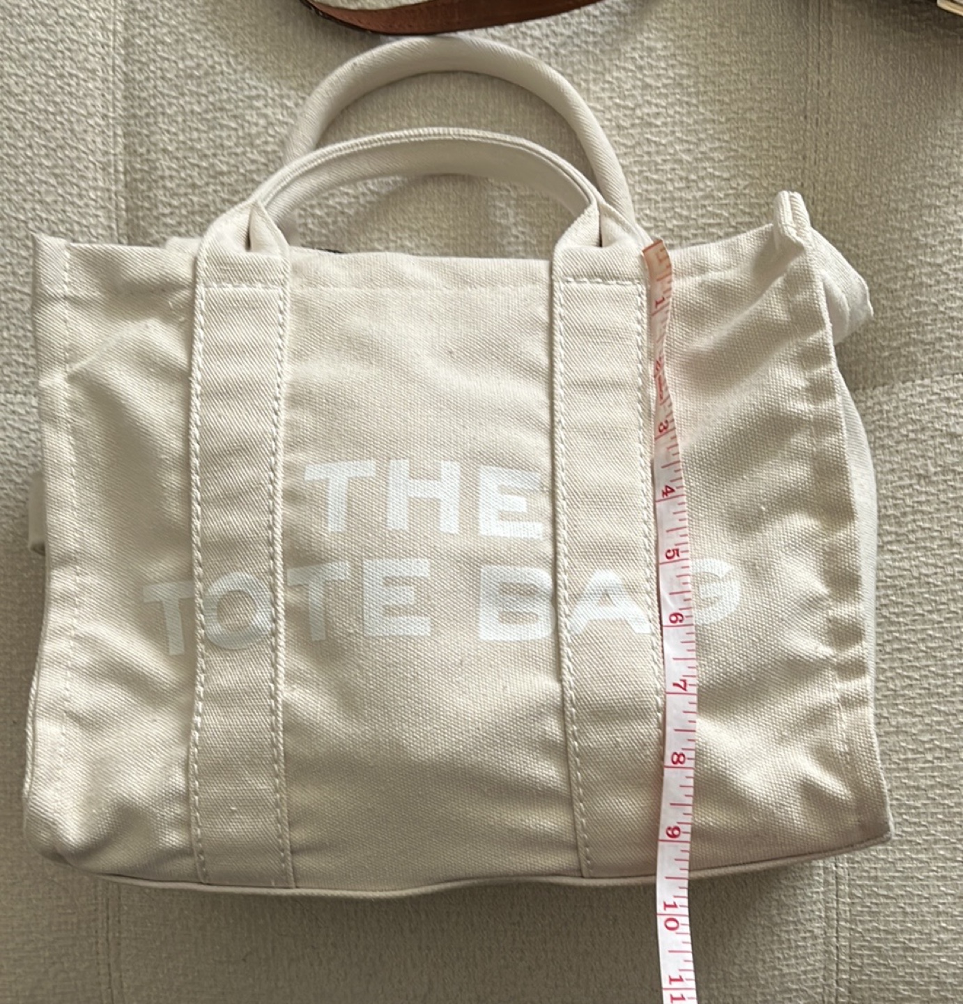 Beige Canvas Tote Bag - photo 2