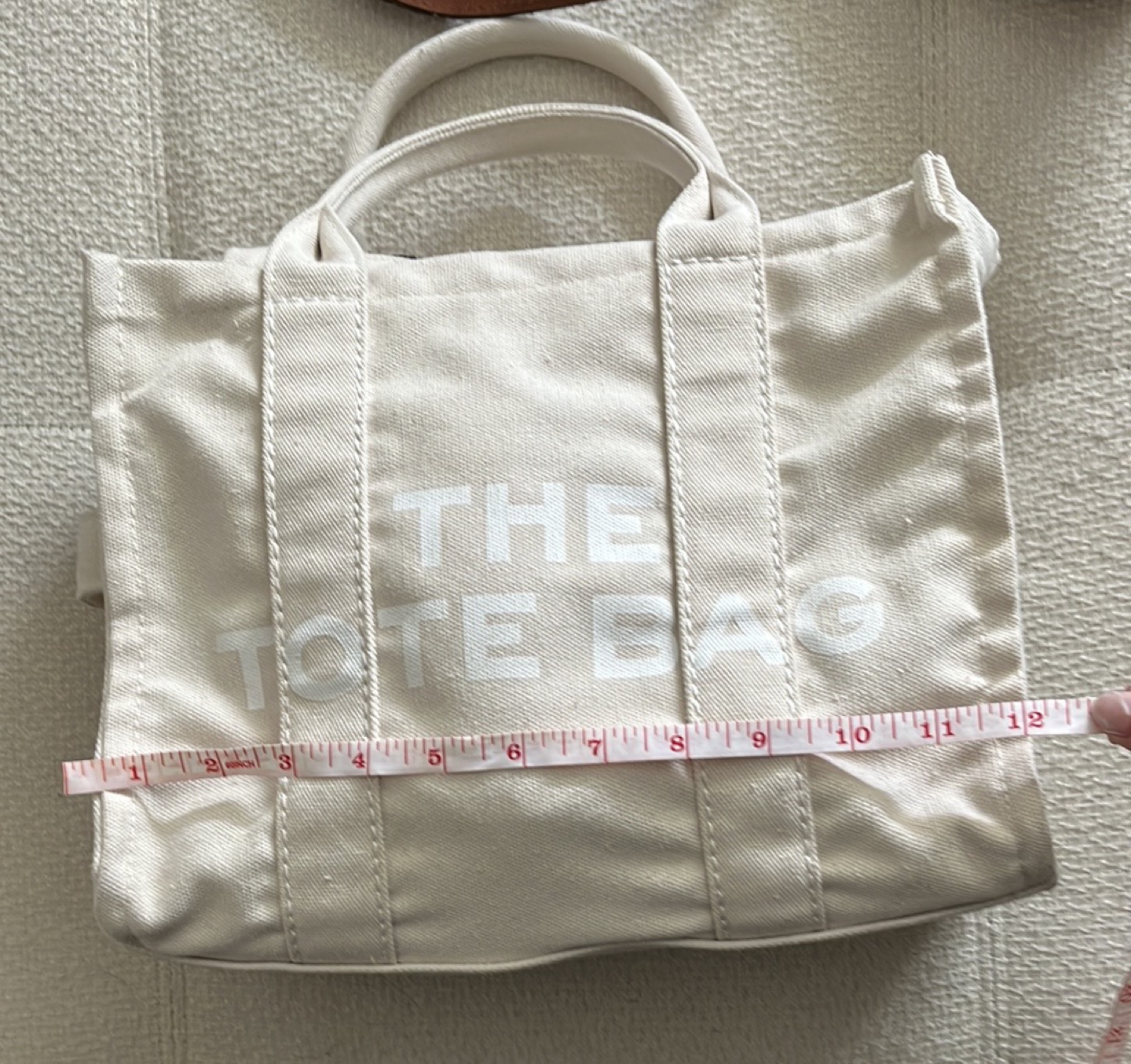 Beige Canvas Tote Bag - photo 3