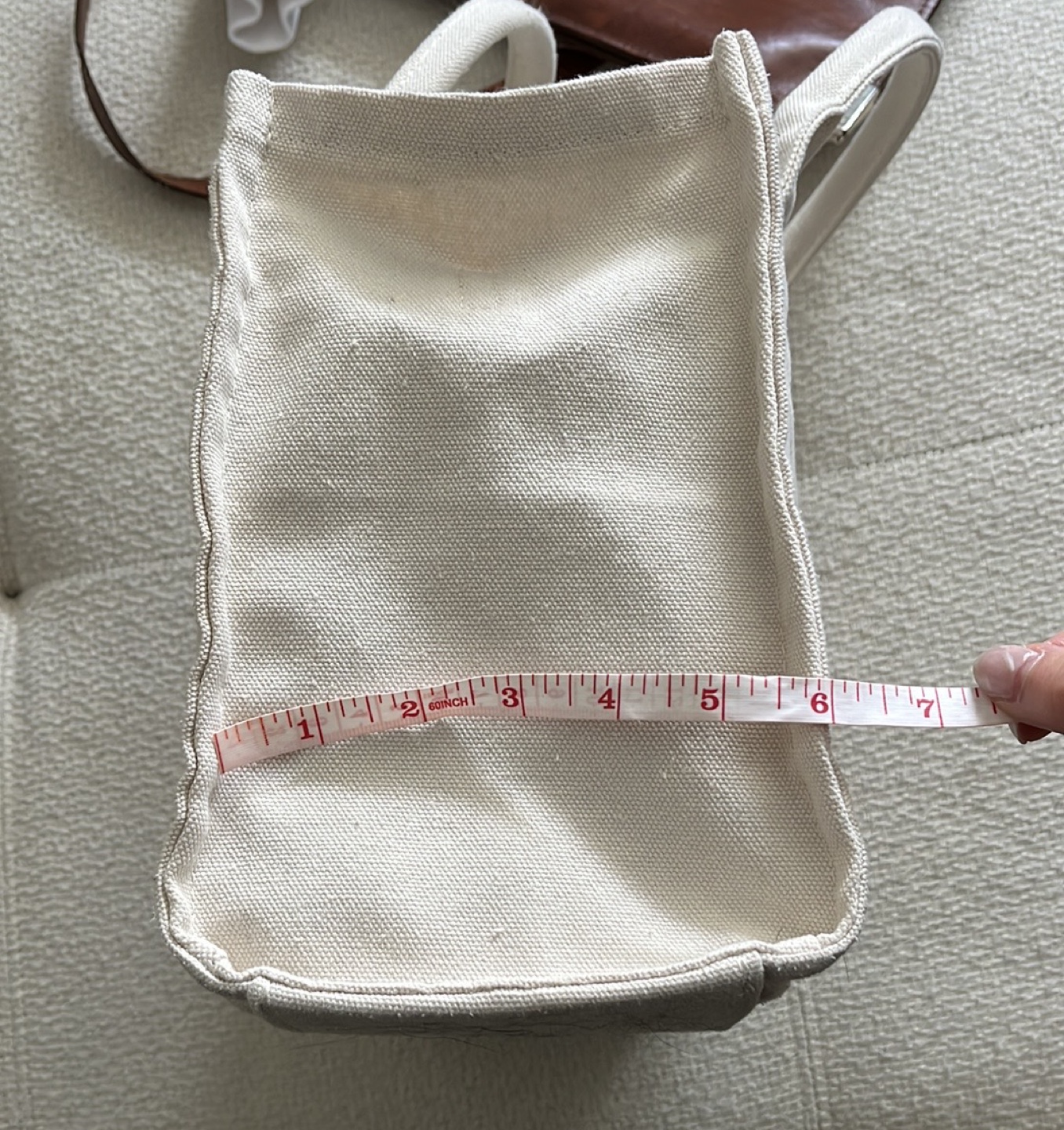 Beige Canvas Tote Bag - photo 4