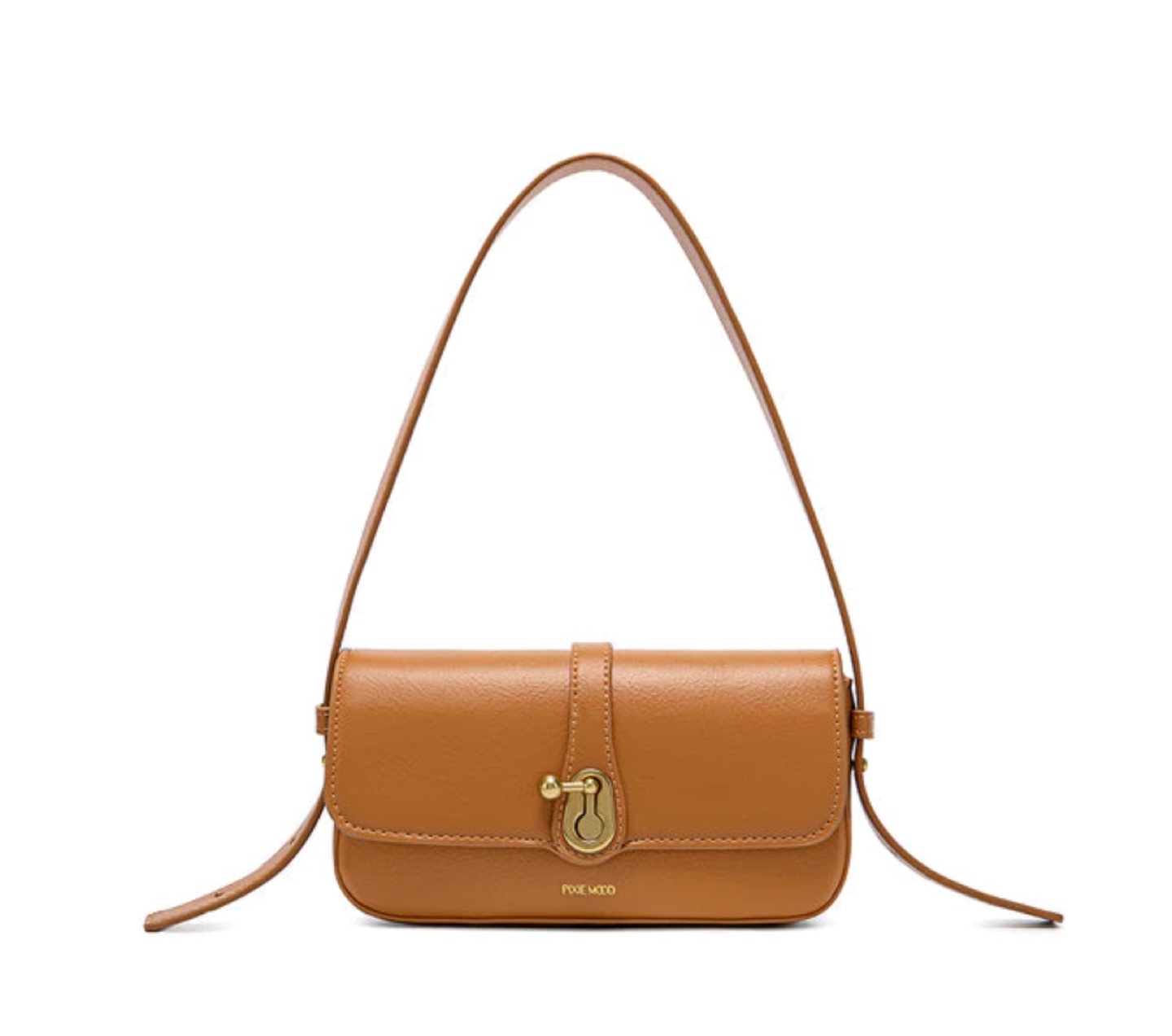 Pixie Mood Leather Shoulder Bag - Tan - photo 3