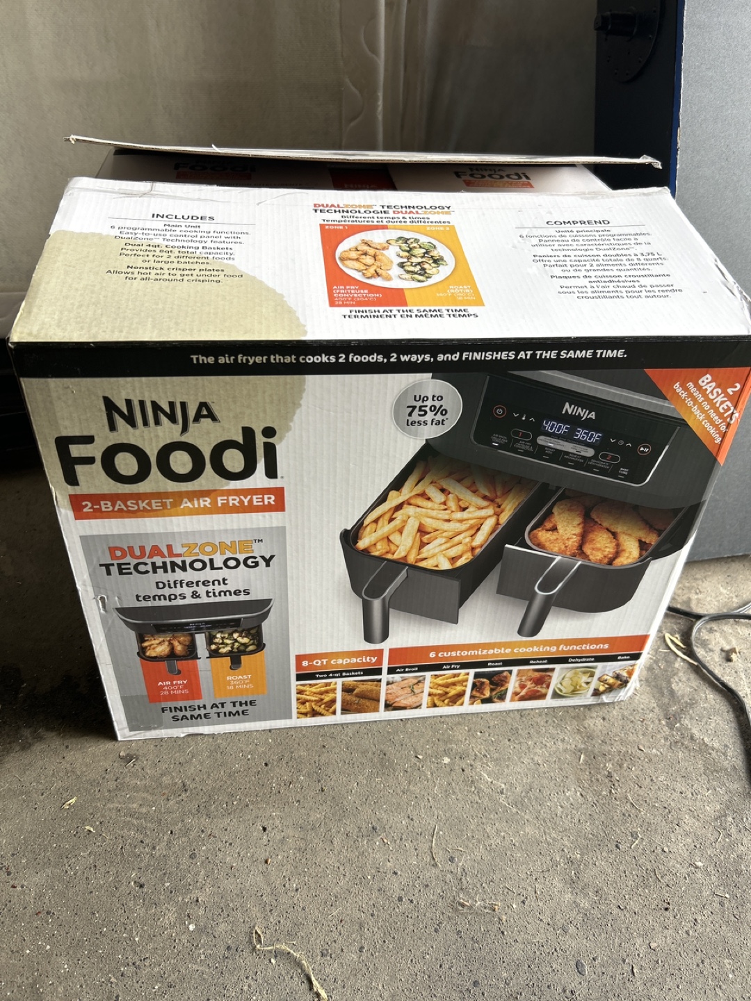 Ninja Foodi 2-Basket Air Fryer