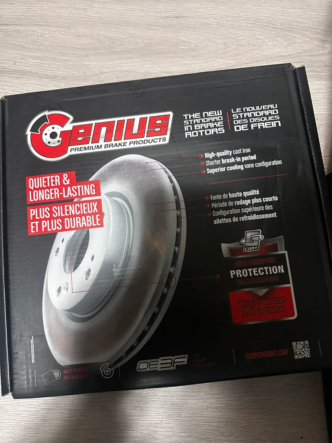 New Genius Premium Brake Rotors - Pair image indicator(4)