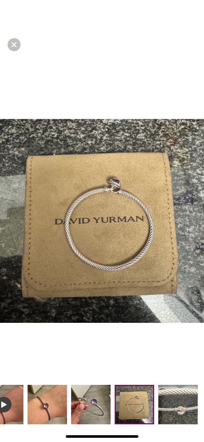 David Yurman Amethyst Cable Collectibles Bracelet - photo 4