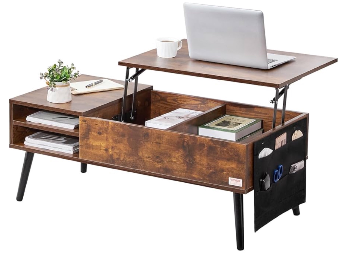 Lift-Top Coffee Table with Storage - photo 3