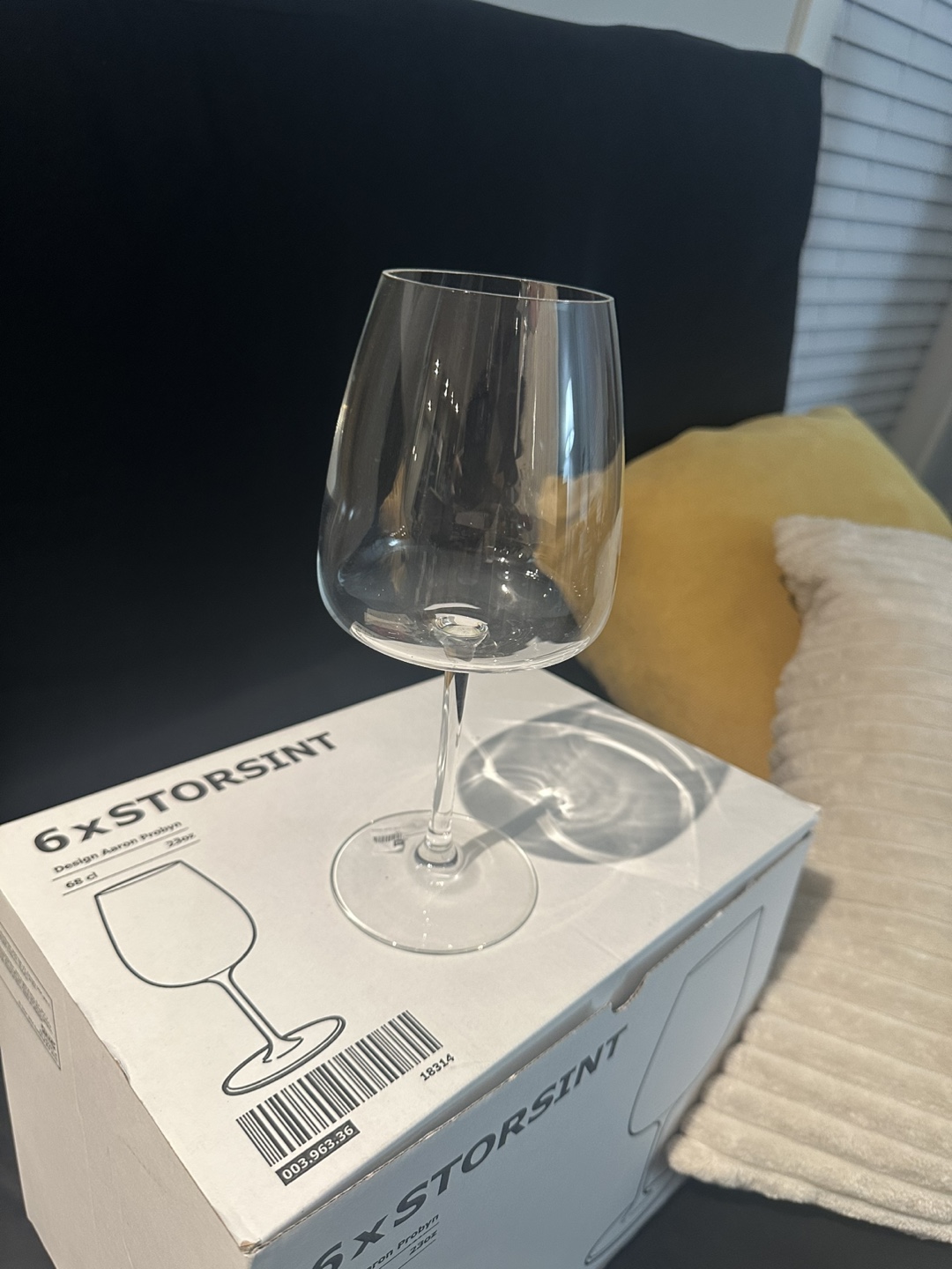 IKEA STORSINT Wine Glasses - Set of 6