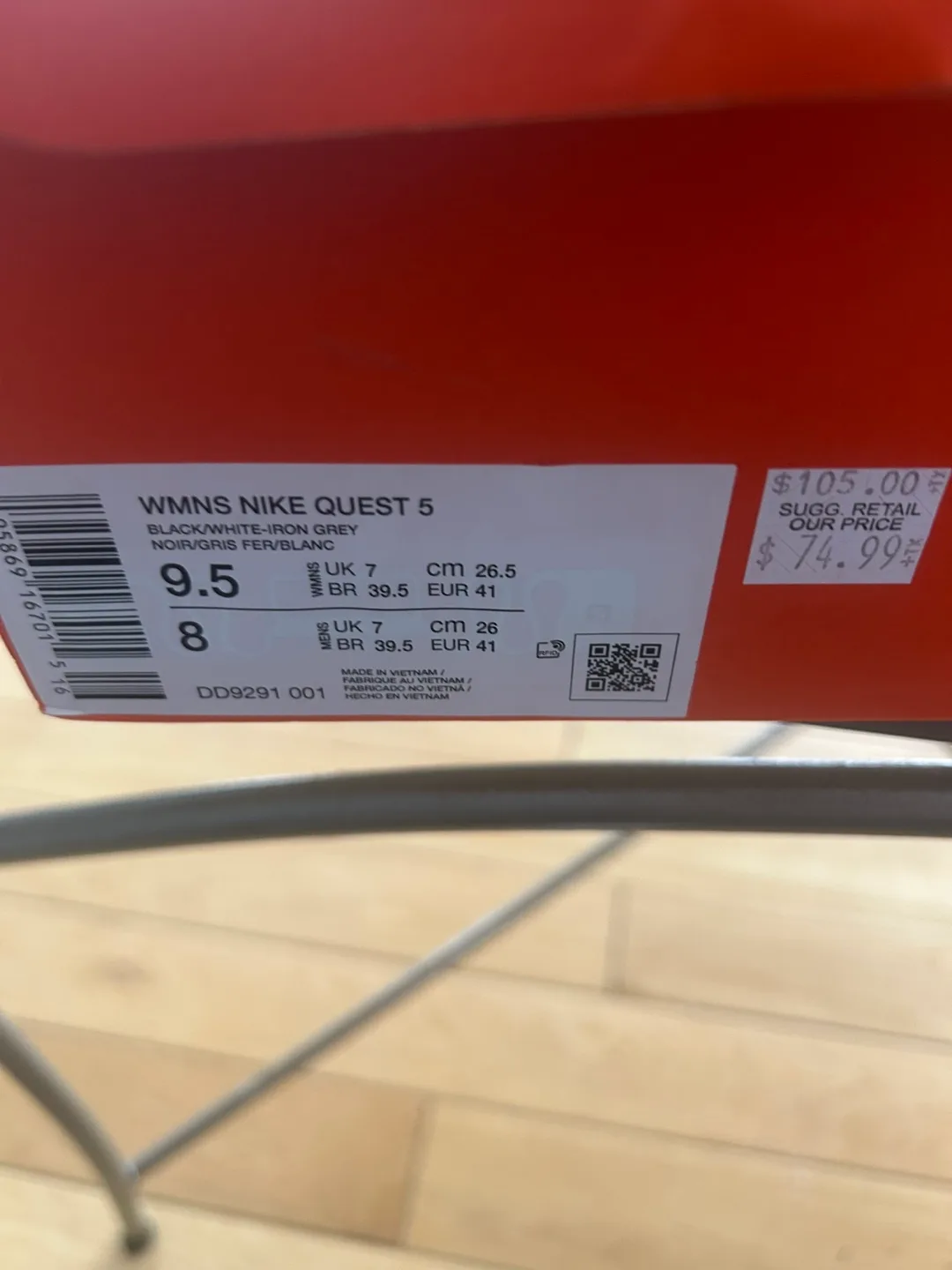 Nike Quest 6 Women's Running Shoes 9.5 image indicator(7)