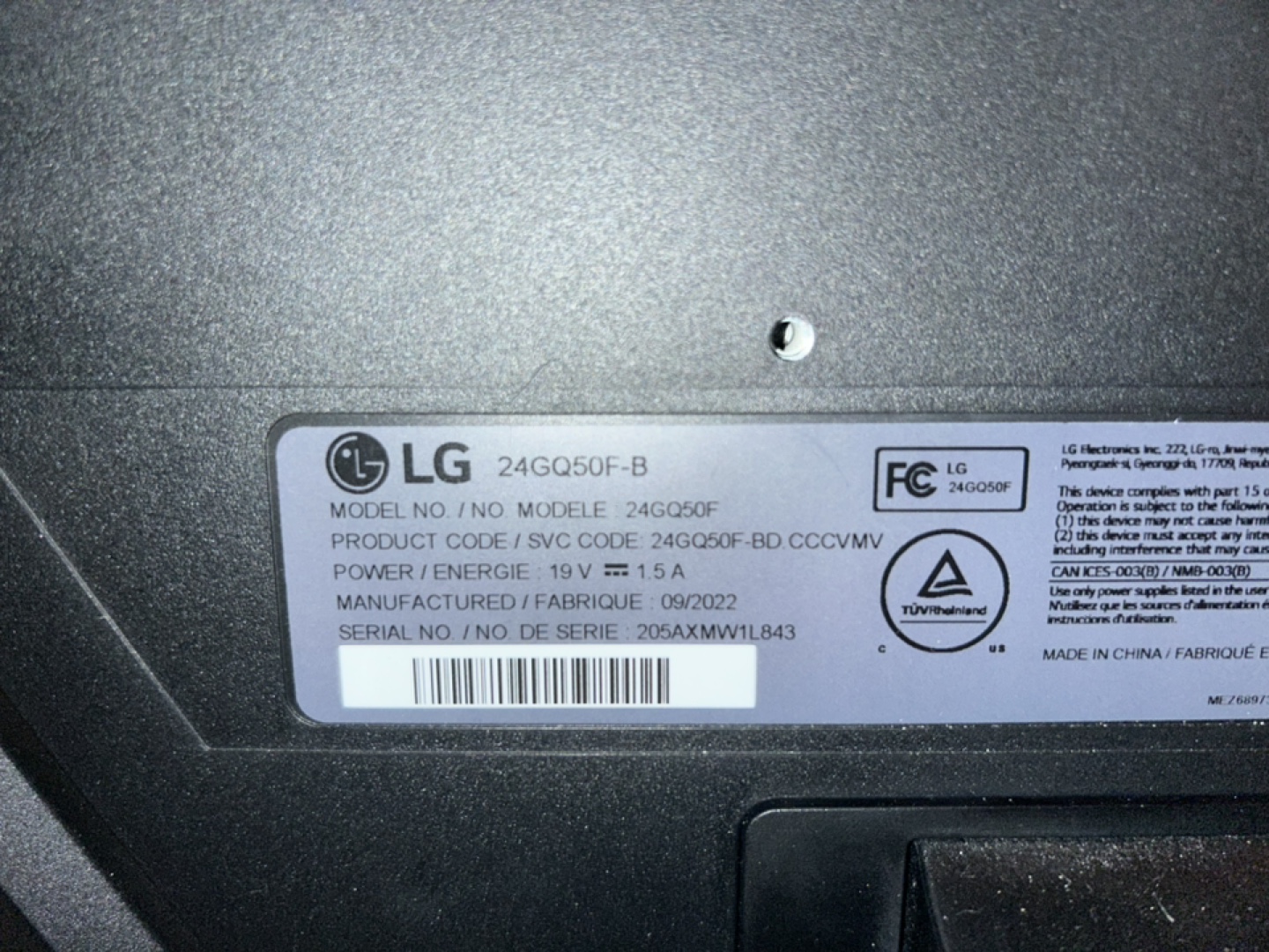 LG 24GQ50F-B 24" UltraGear Full HD Gaming Monitor - photo 2