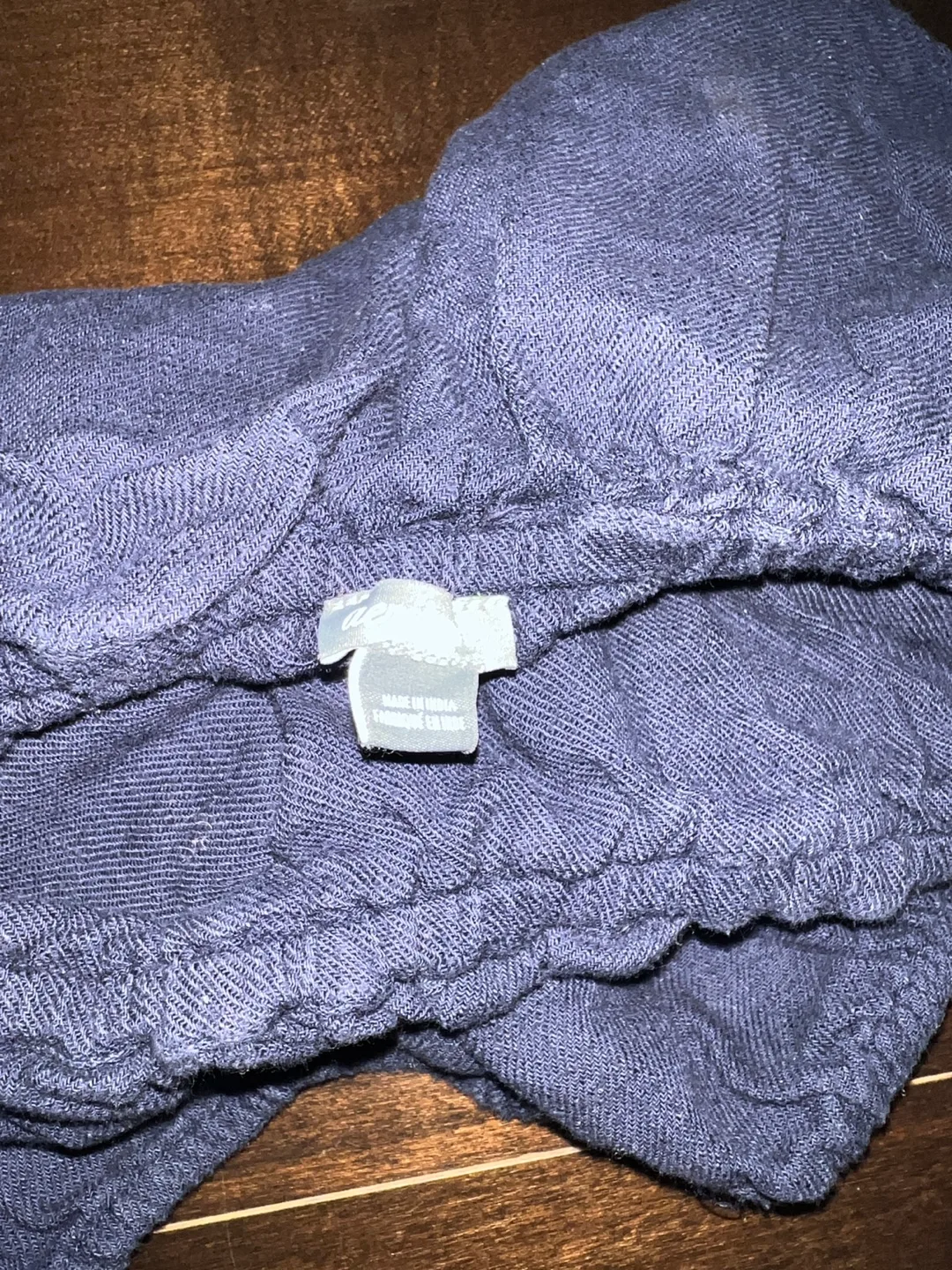 Aerie Woven Tube Top - Navy - Size XS image indicator(3)