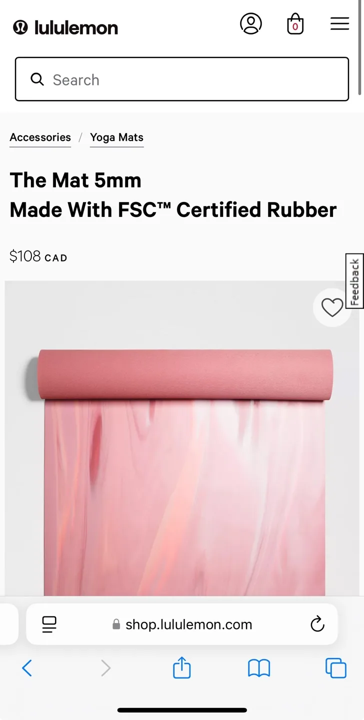 Lululemon The Mat 5mm Yoga Mat - Dusty Rose image indicator(2)