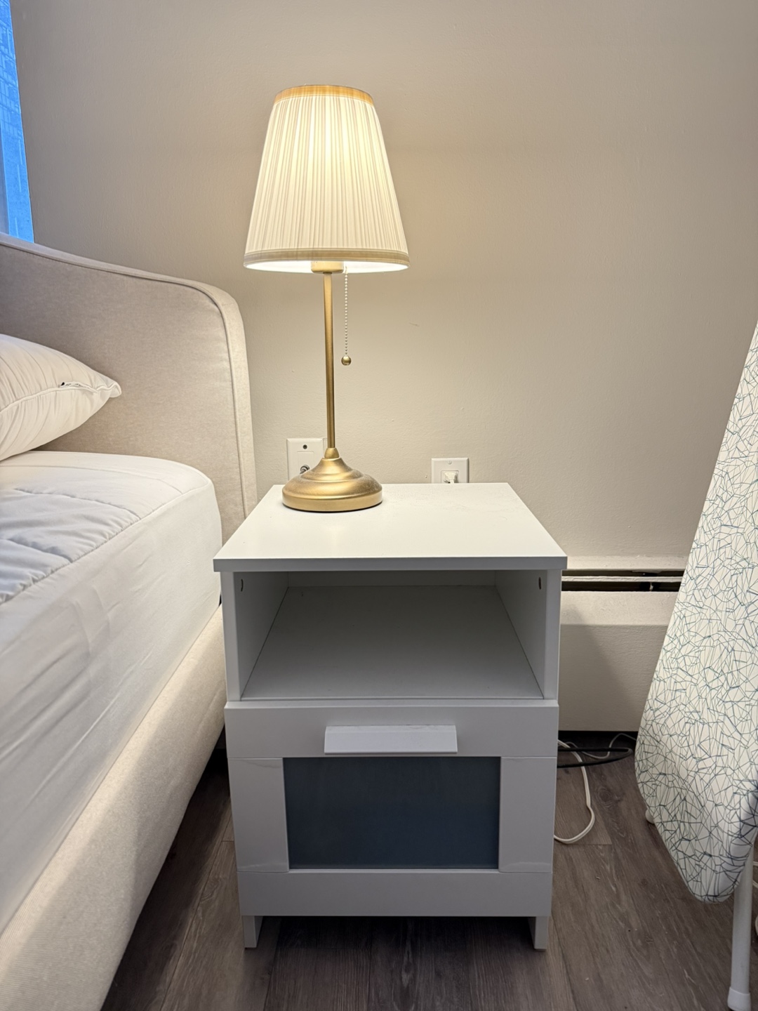 IKEA BRIMNES Nightstand with Drawer