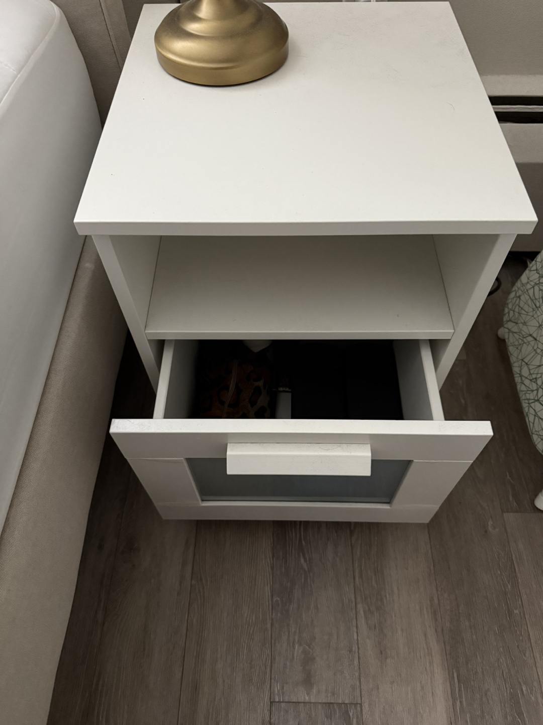 IKEA BRIMNES Nightstand with Drawer - photo 3