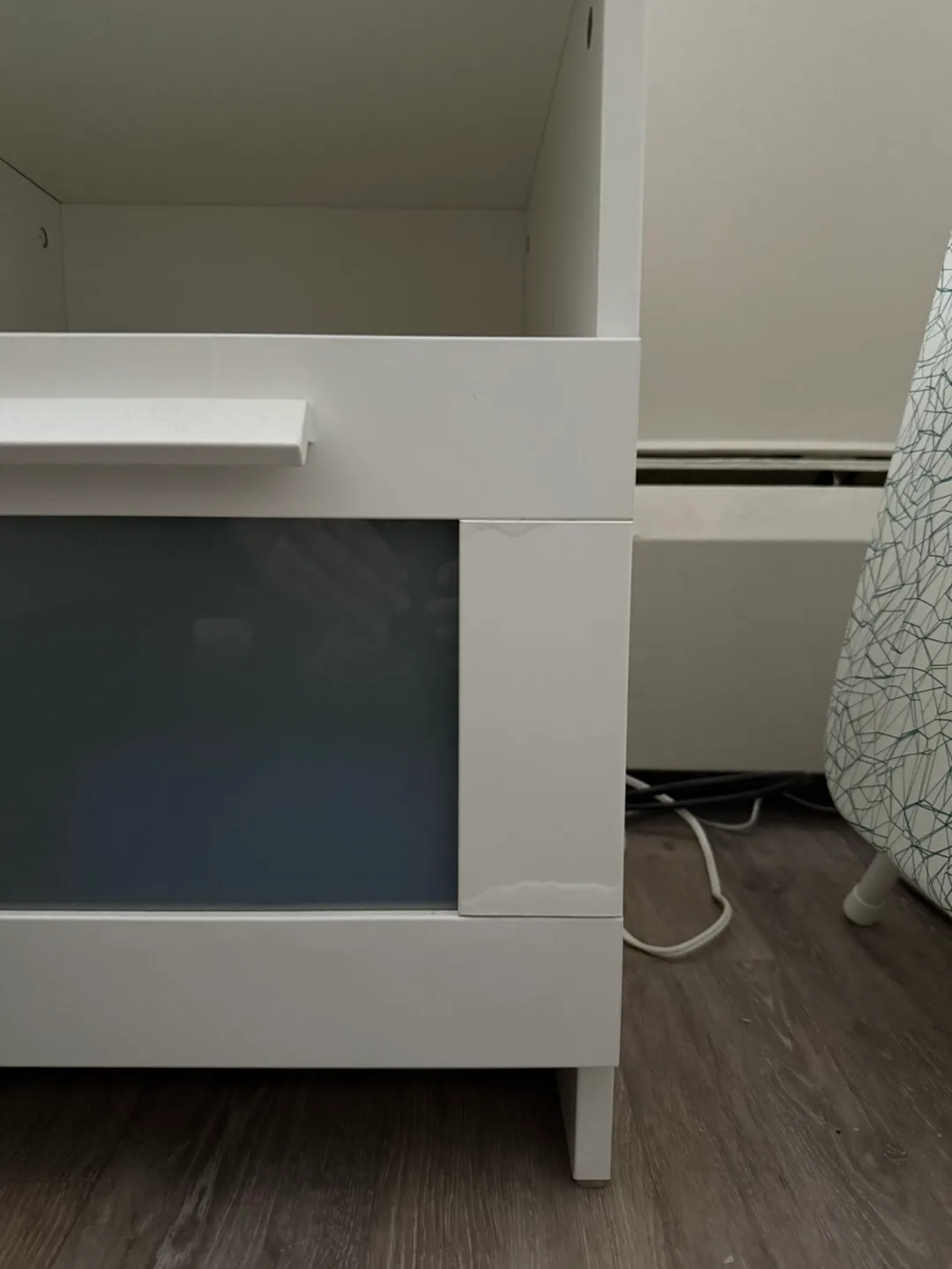 IKEA BRIMNES Nightstand with Drawer image indicator(4)