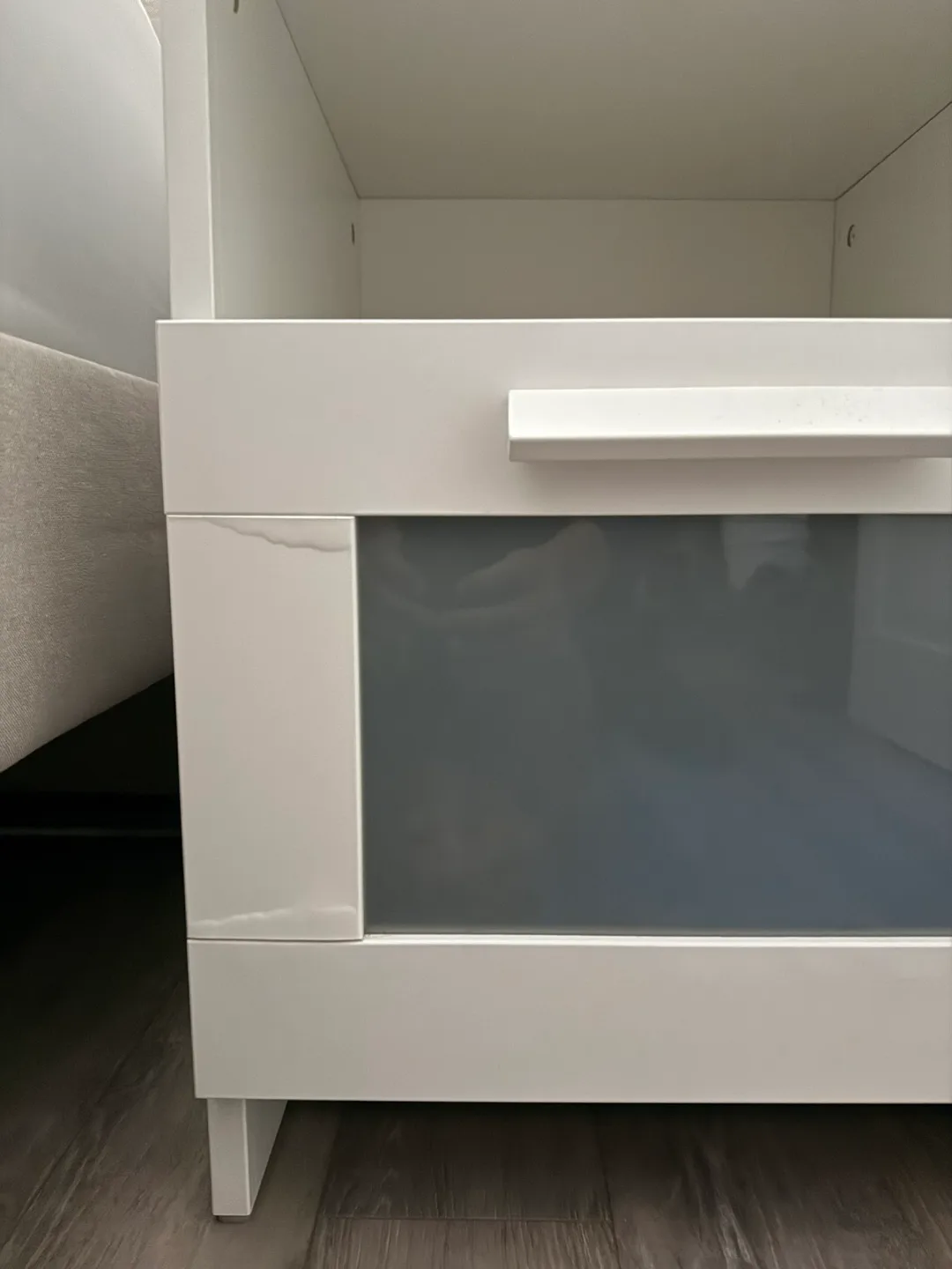 IKEA BRIMNES Nightstand with Drawer image indicator(5)