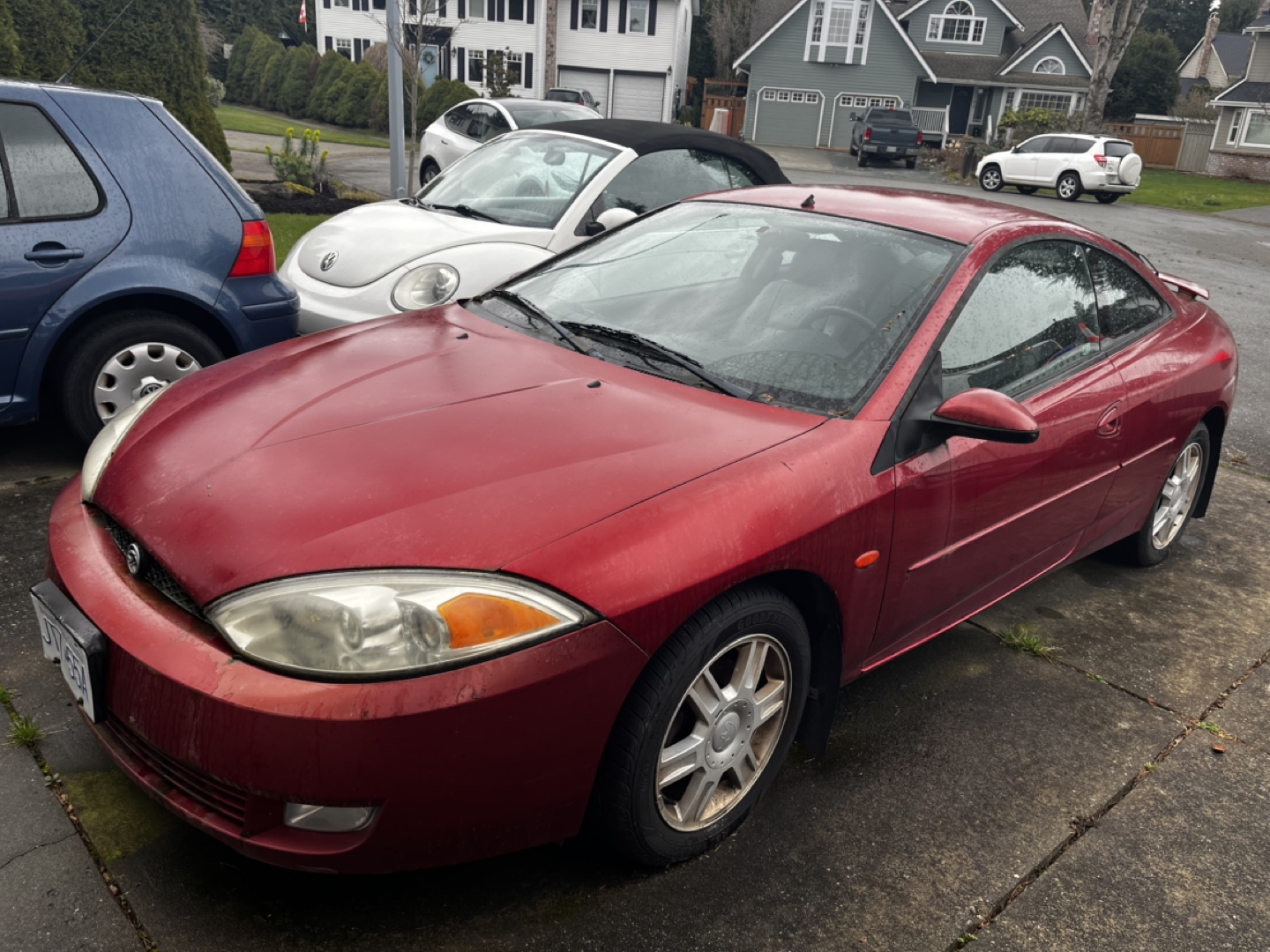 2001 Mercury Cougar - Red Coupe