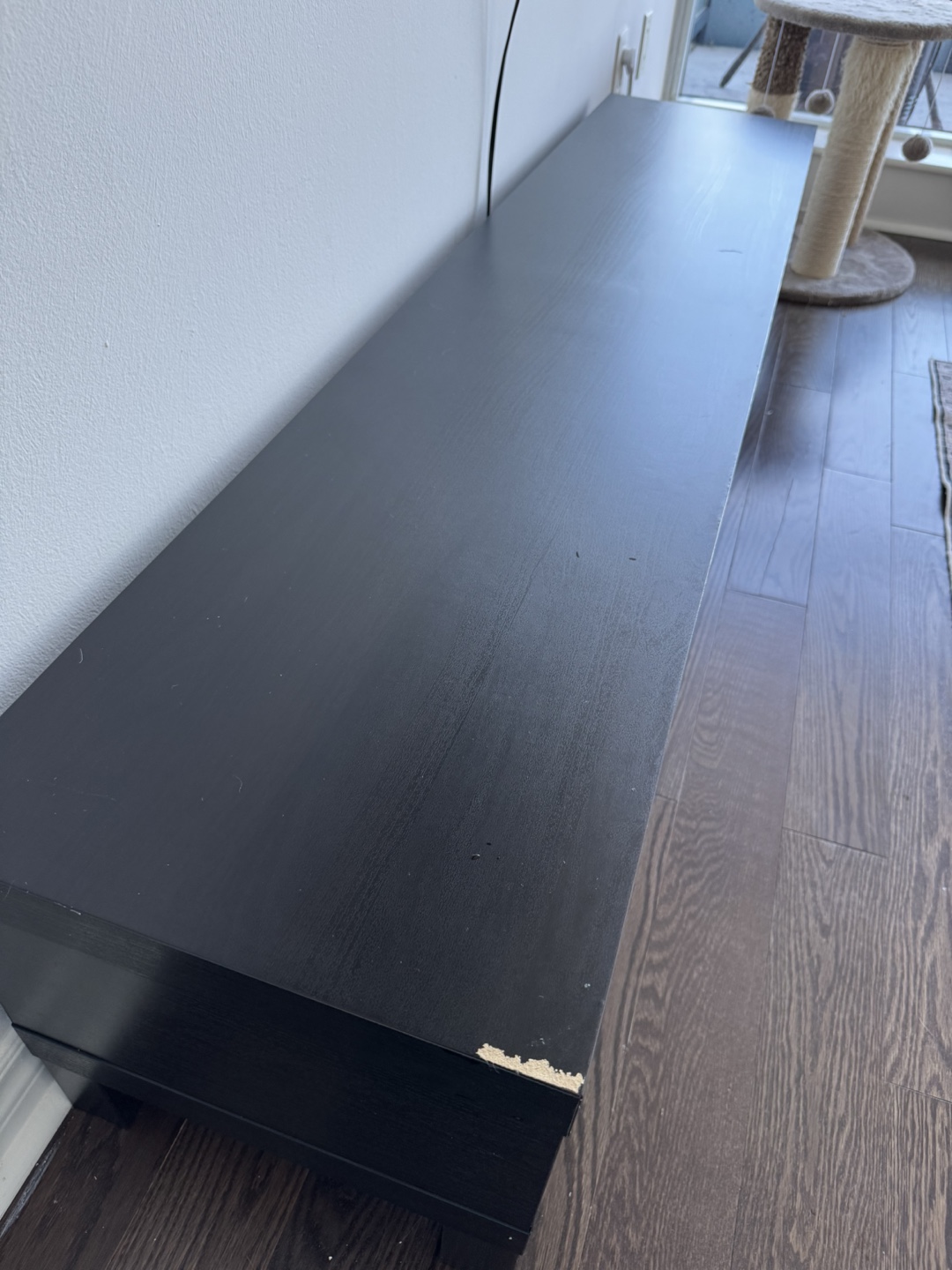 IKEA Black-Brown TV Stand - photo 3