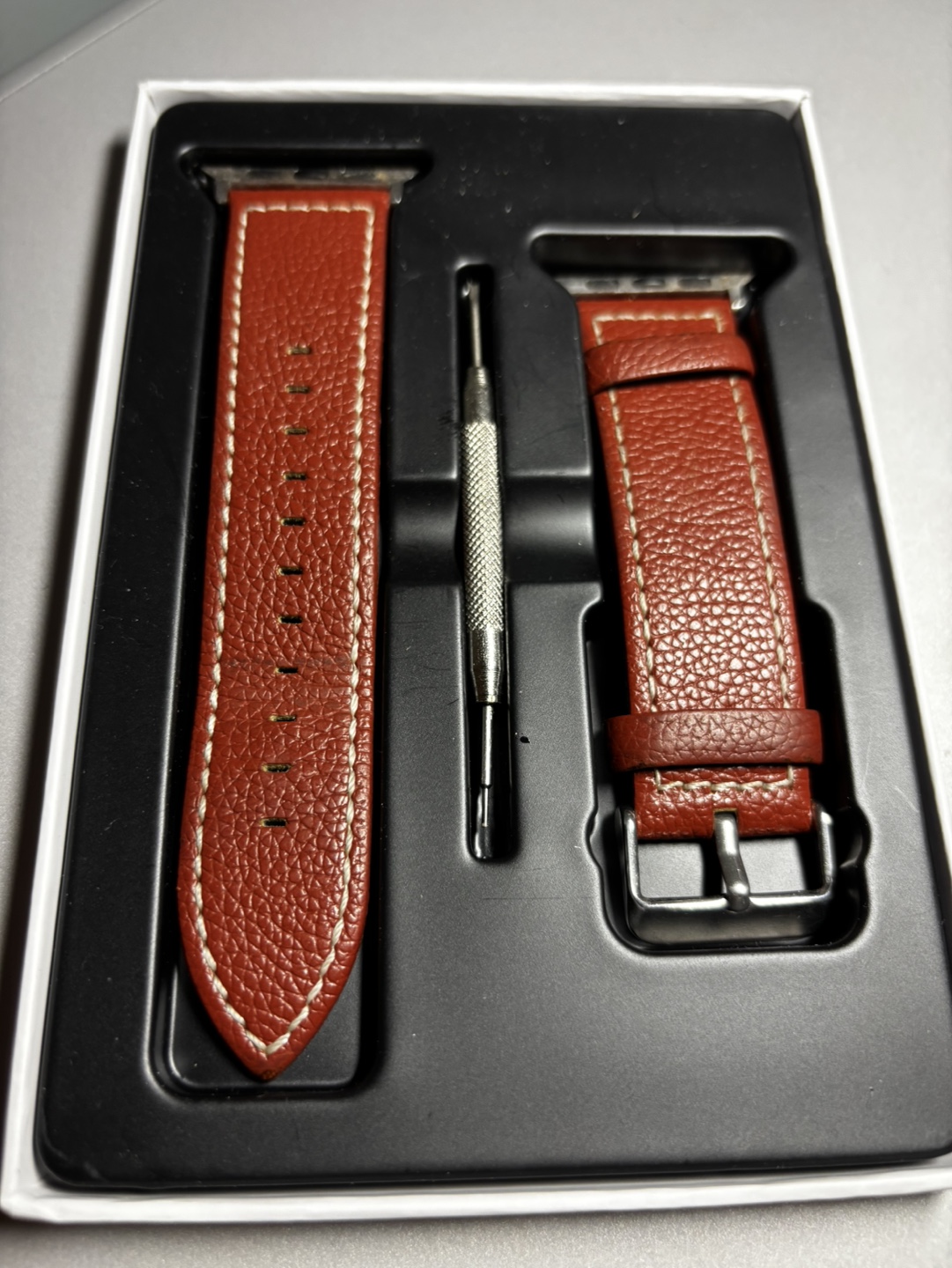 Apple Watch 3 with Fullmosa Band & Extra Brown Leather Band - photo 3