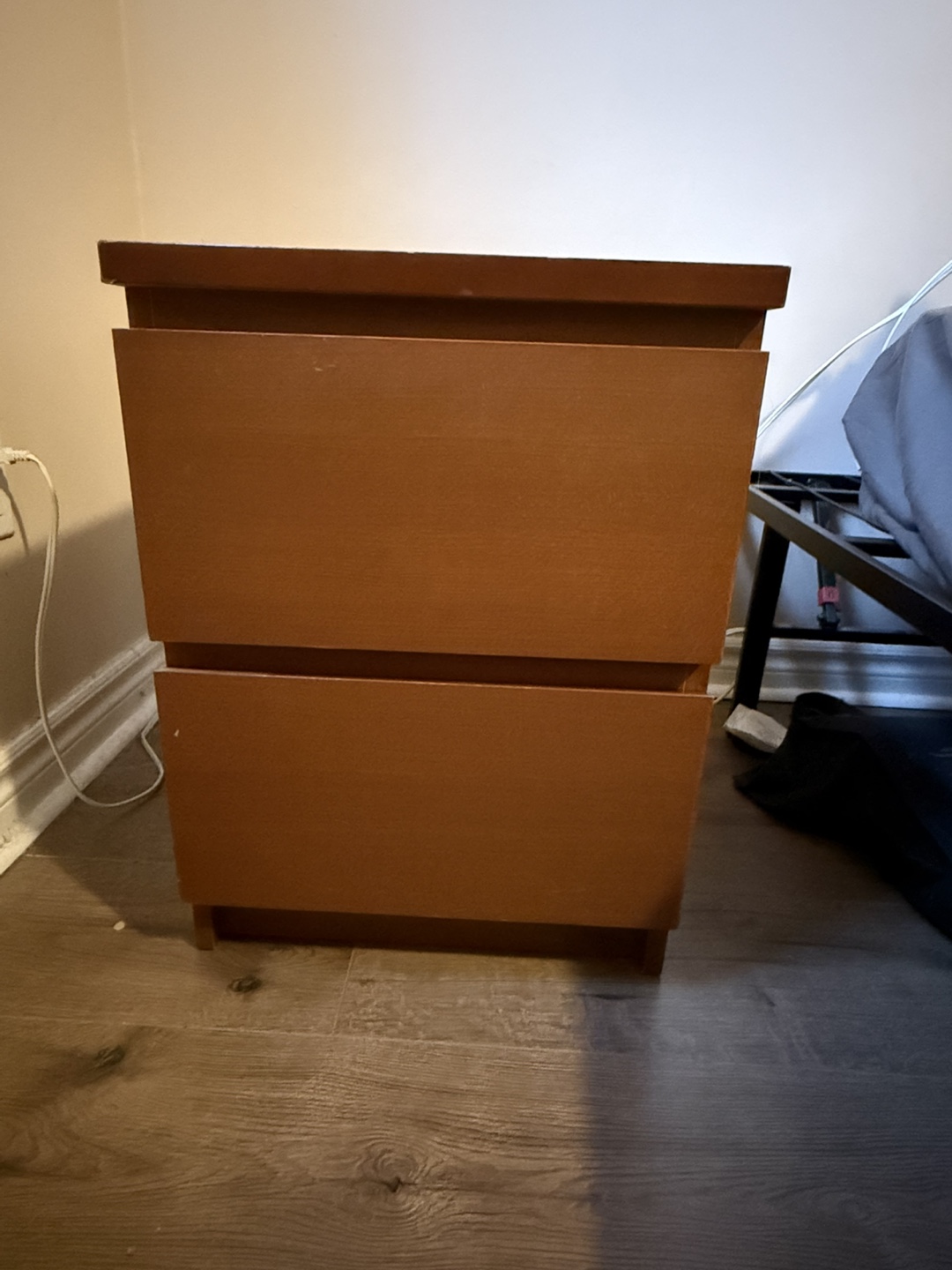 IKEA MALM Two-Drawer Nightstand - Brown - photo 2