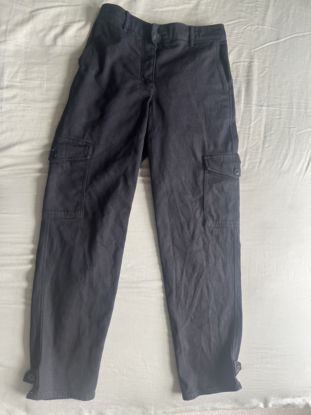 Wildfred Black Cargo Pants - Size 4