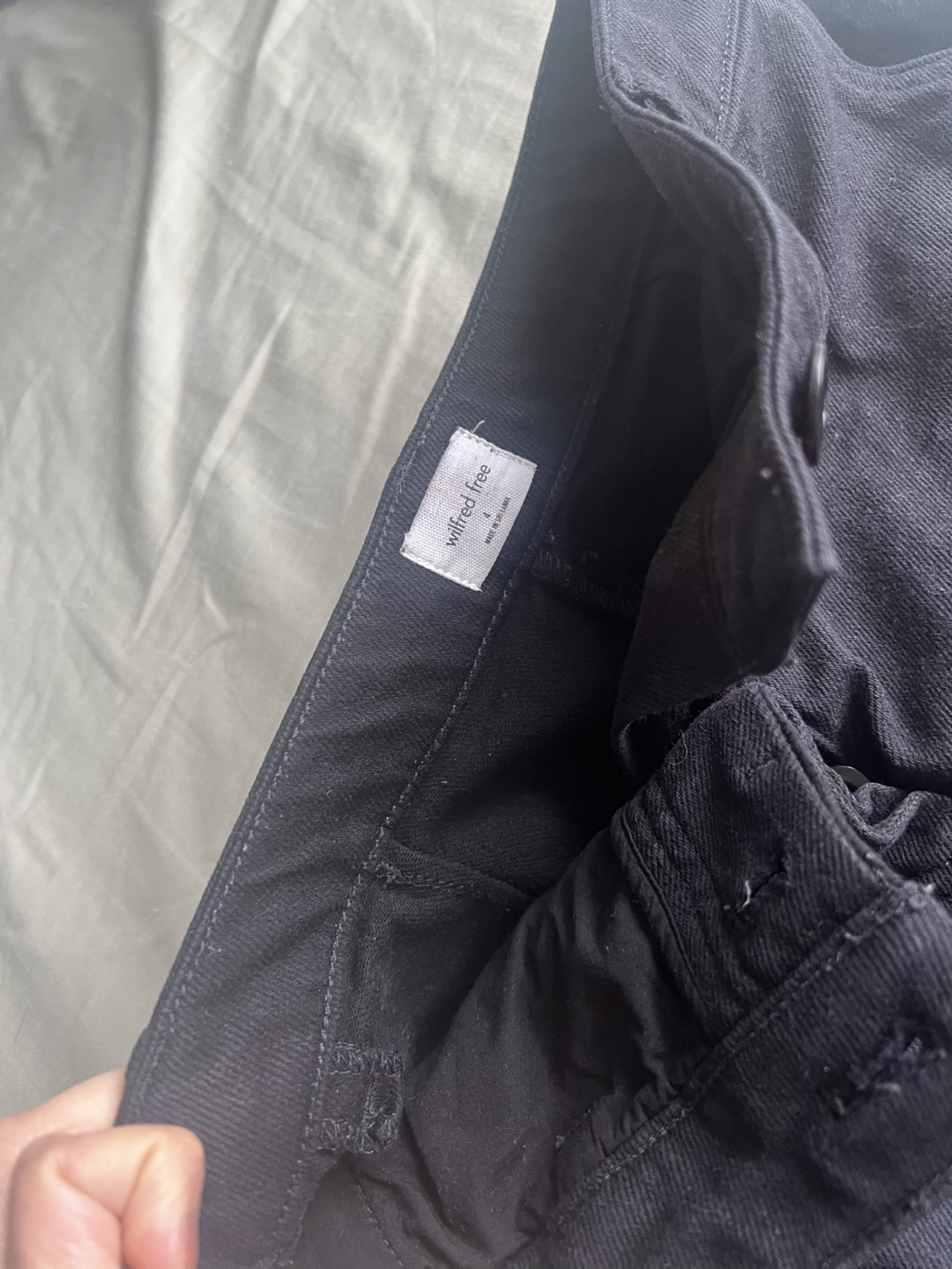 Wildfred Black Cargo Pants - Size 4 - photo 2