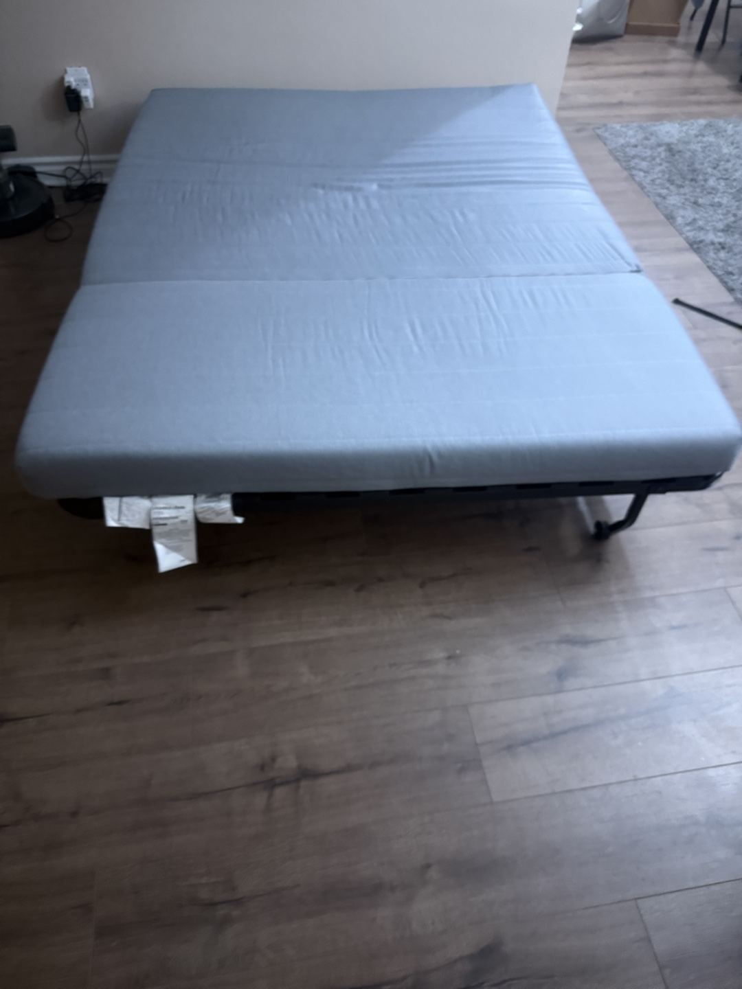 IKEA LYCKSELE LÖVAS Sofa Bed - Knisa Light Gray - photo 4