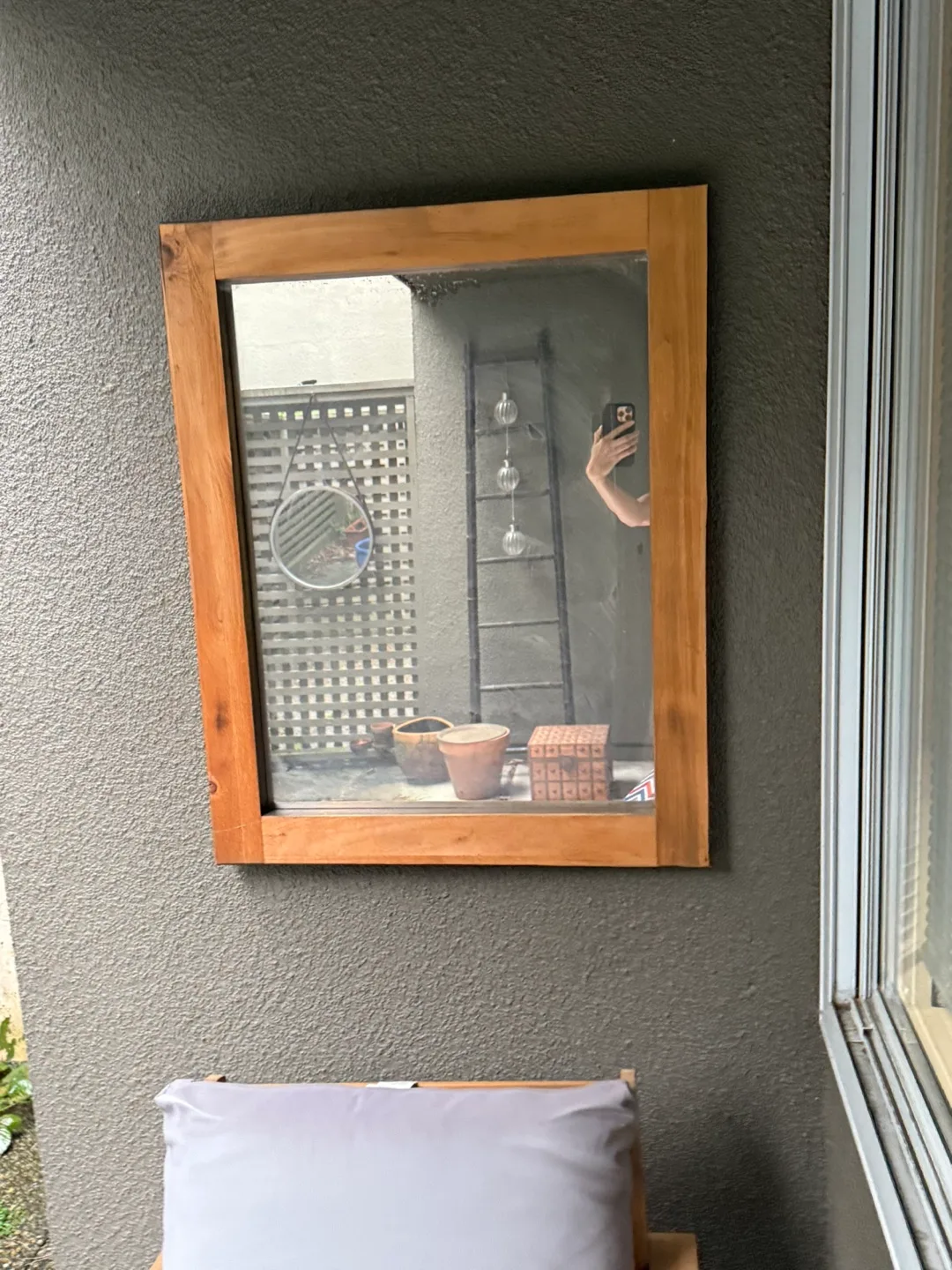 Vintage Wooden Desk with Three Drawers #freecycle image indicator(5)