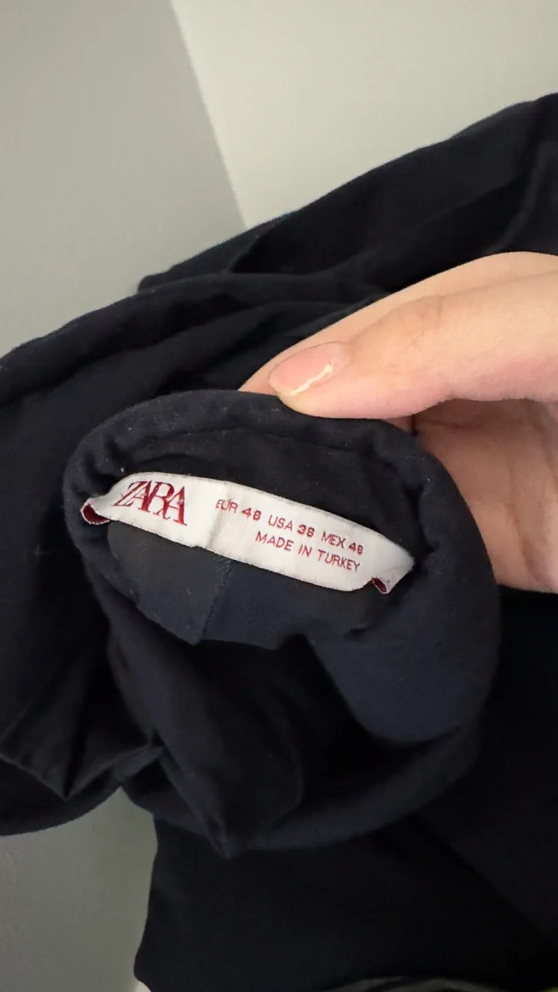 Zara Men’s Navy Blazer, Size EUR 48/USA 38 image indicator(2)