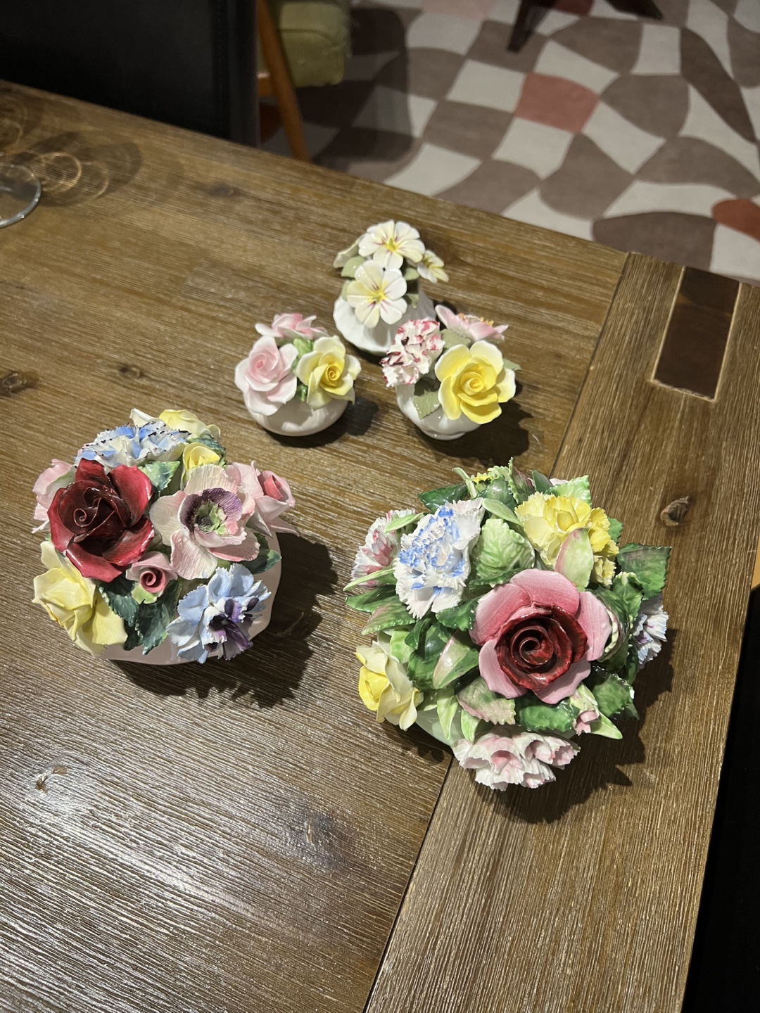 Bone China Flowers - English/British Decor Set - photo 2
