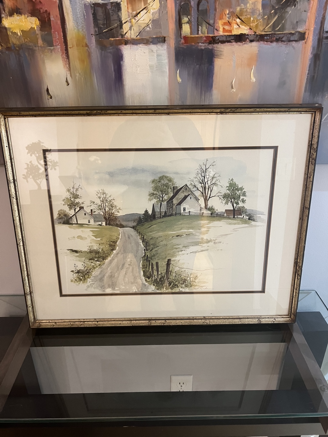 Vintage Framed Watercolour Prints Set - Artist Fred Sanders - photo 4