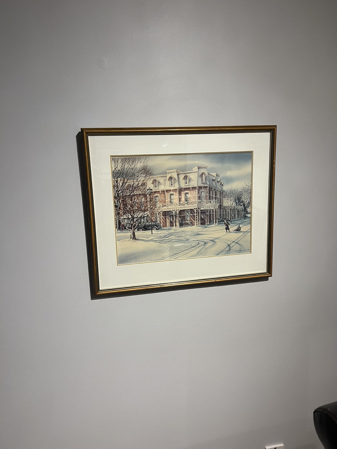 Vintage Framed Print Artwork - Niagara on the Lake - photo 5
