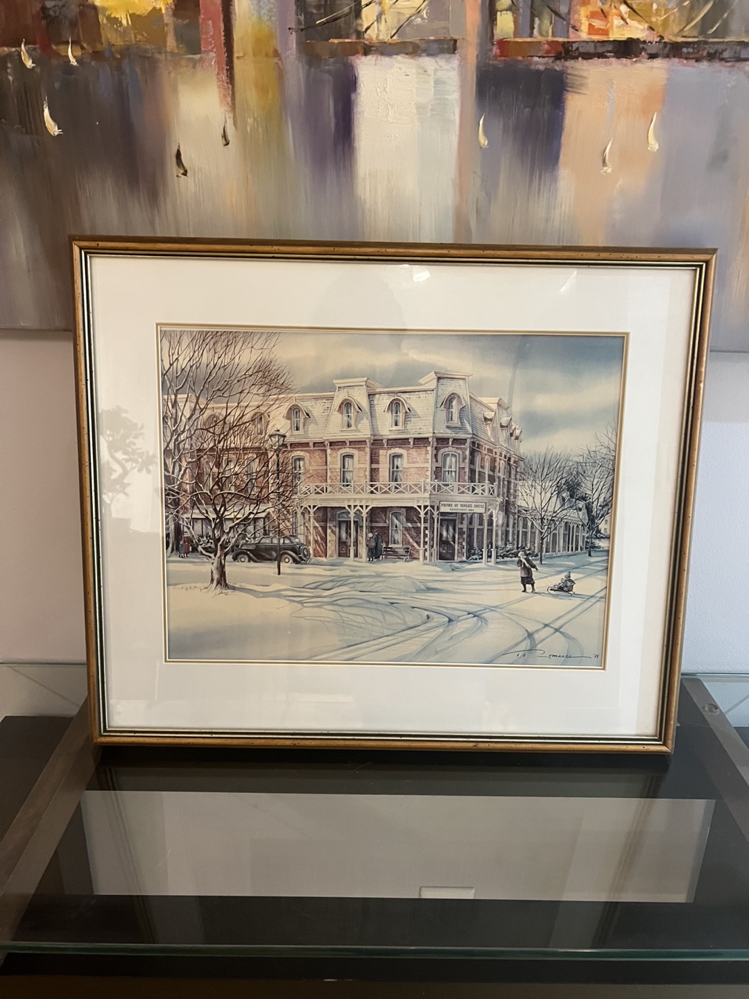 Vintage Framed Print Artwork - Niagara on the Lake