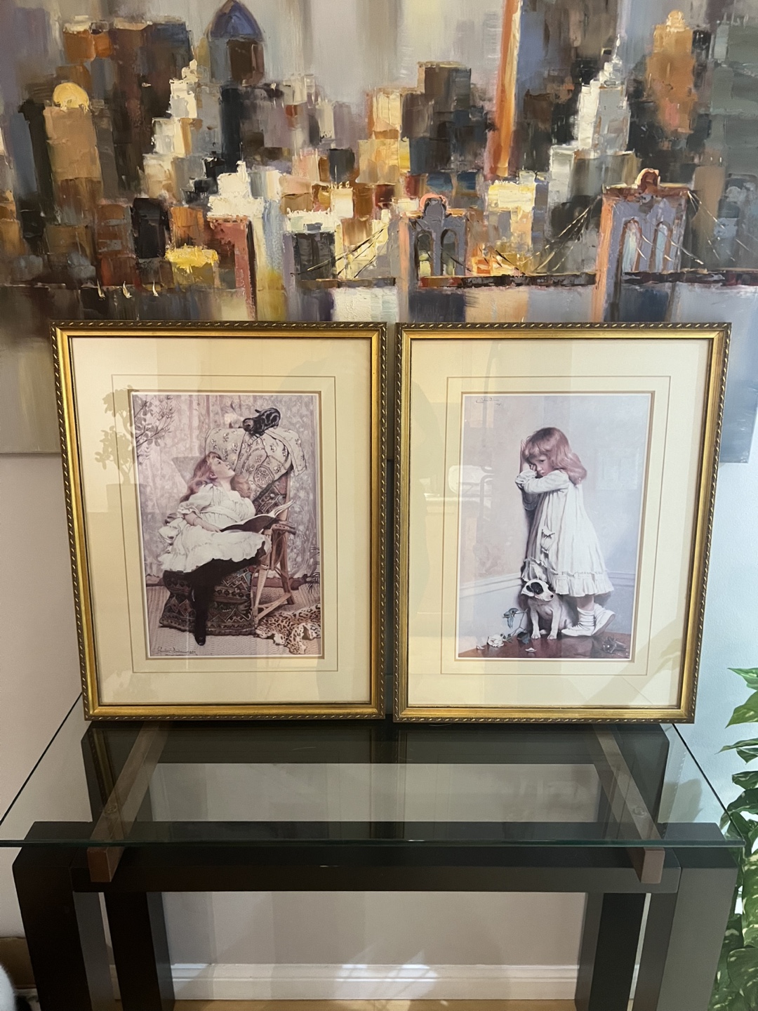 Vintage Framed Prints - Artist Charles Burton Barber