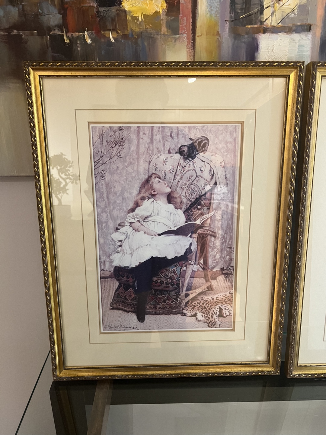 Vintage Framed Prints - Artist Charles Burton Barber - photo 2