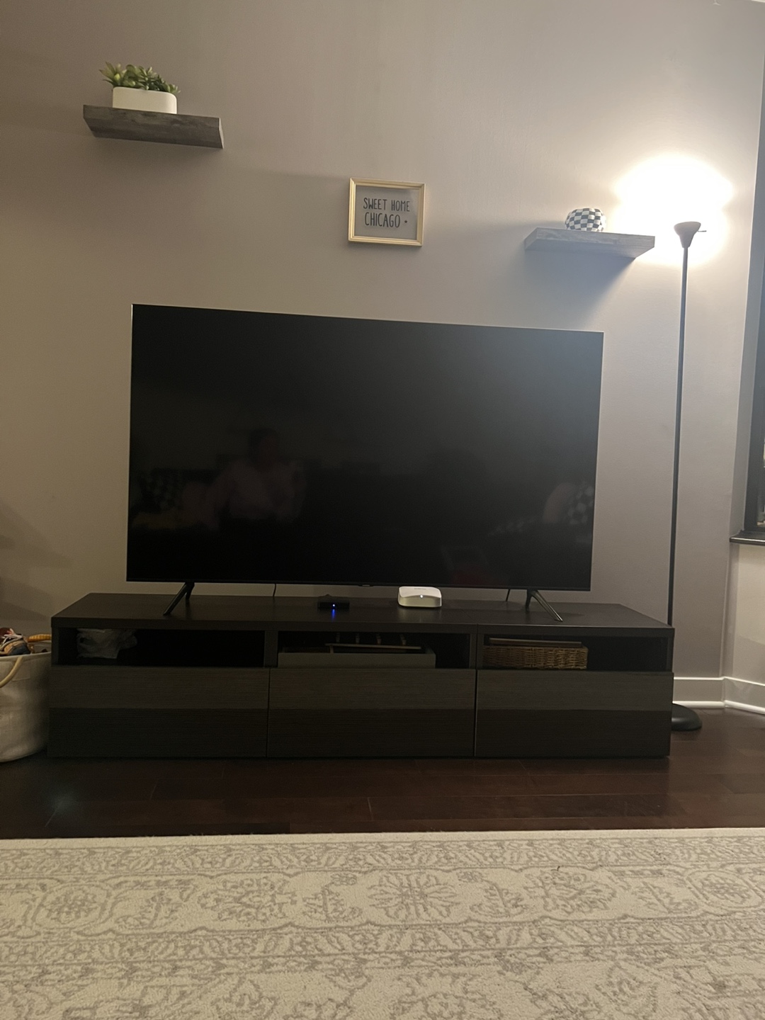 Modern TV Stand with Drawers - photo 2