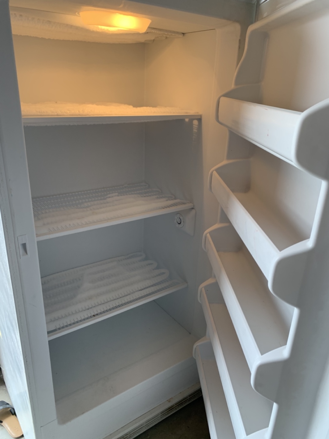 White Upright Freezer